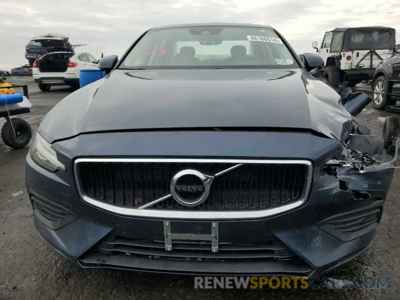 5 Photograph of a damaged car 7JR102FK4LG045299 VOLVO S60 2020