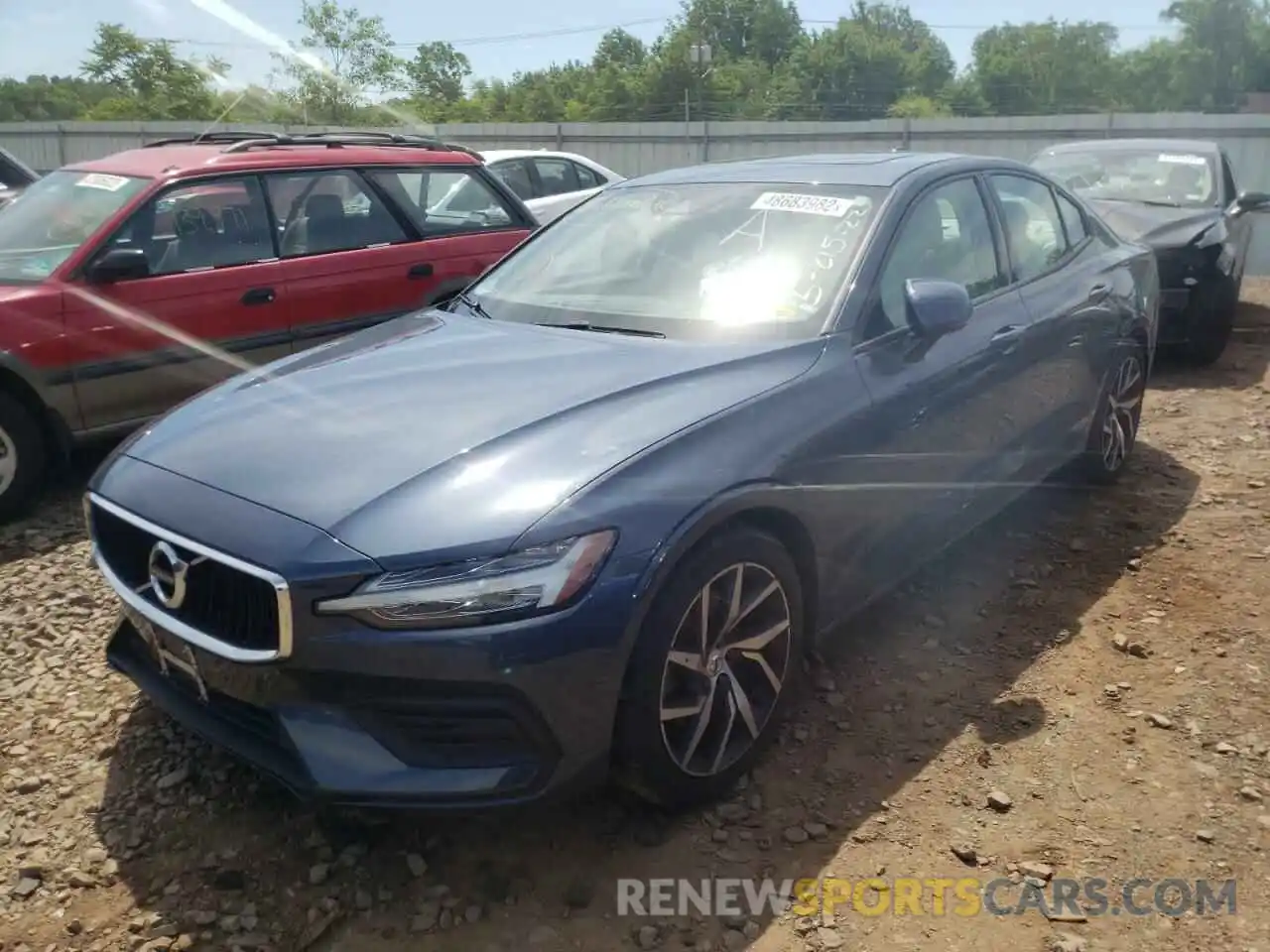 2 Photograph of a damaged car 7JR102FK6LG033106 VOLVO S60 2020