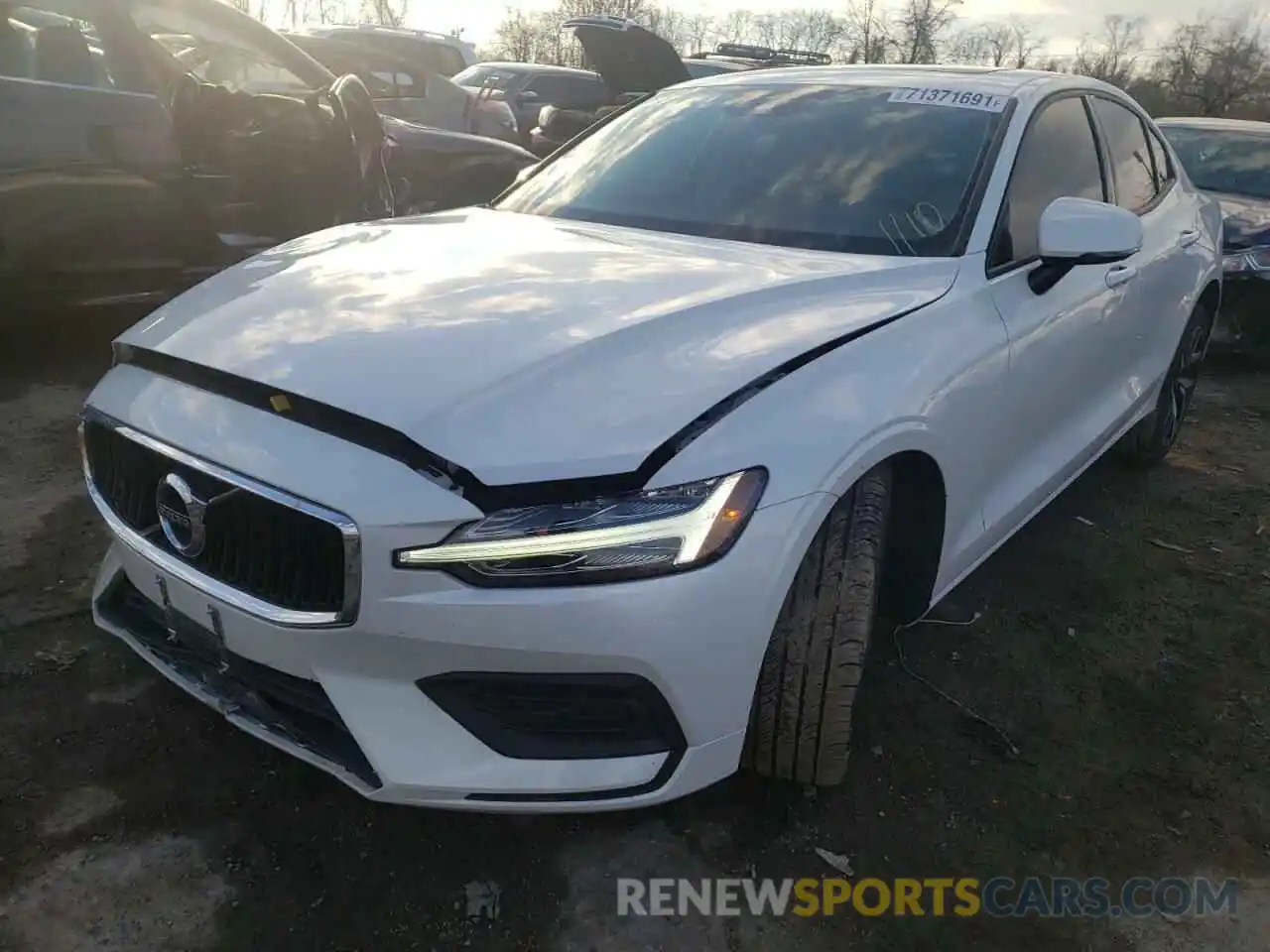 2 Photograph of a damaged car 7JR102FK6LG045885 VOLVO S60 2020