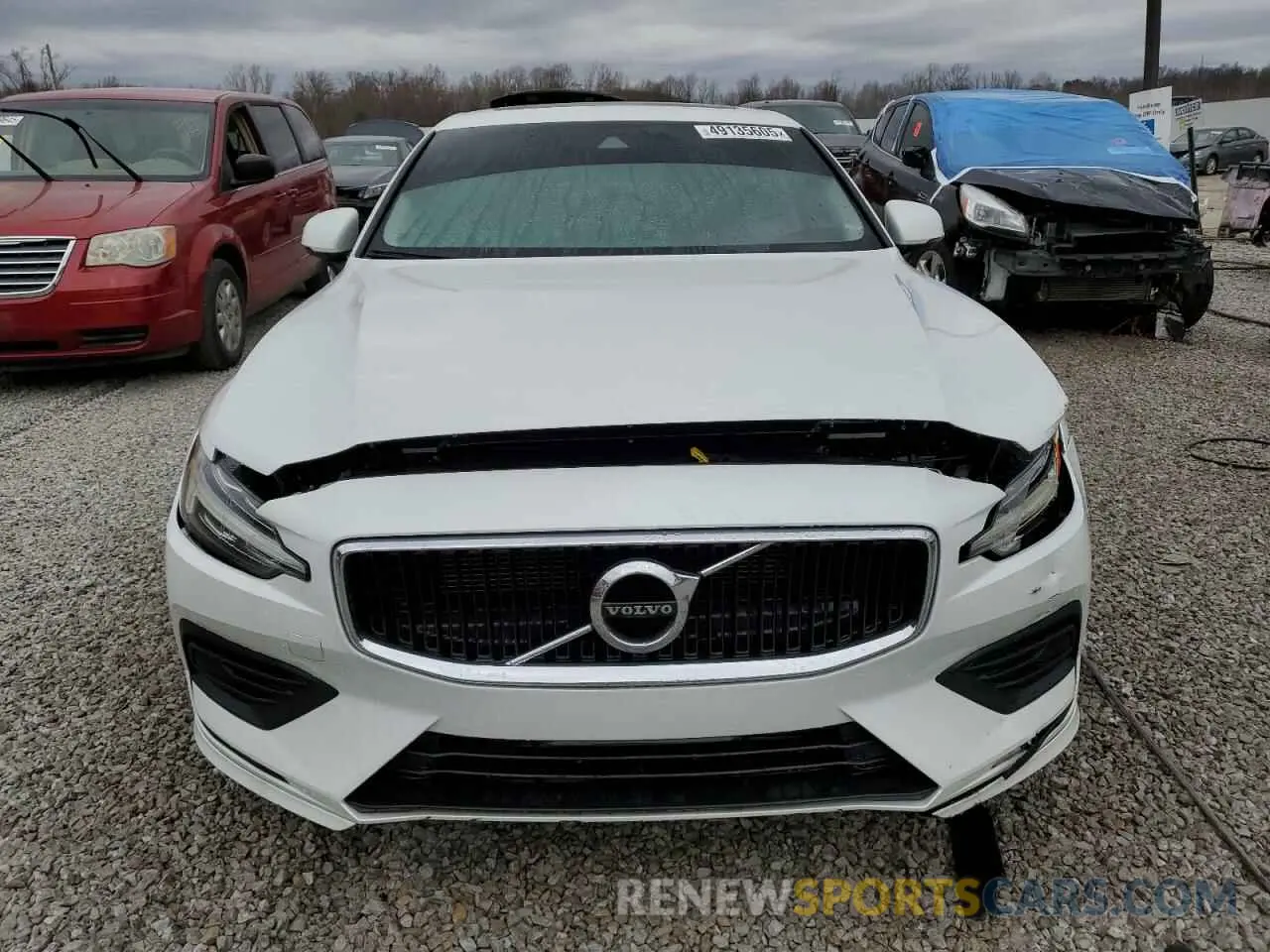 5 Photograph of a damaged car 7JR102FK7LG040680 VOLVO S60 2020