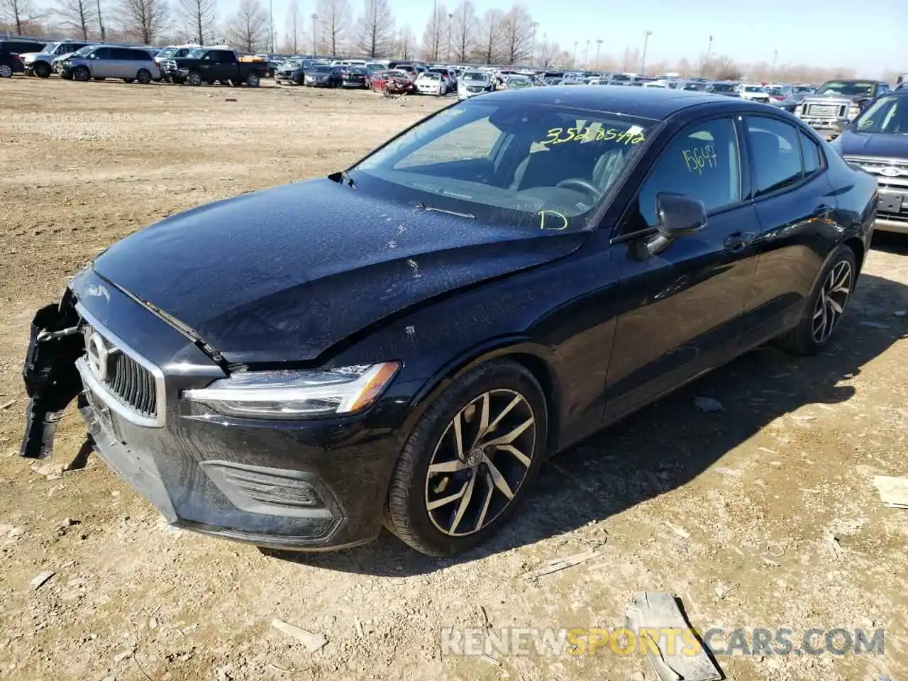 2 Photograph of a damaged car 7JR102FK7LG054594 VOLVO S60 2020