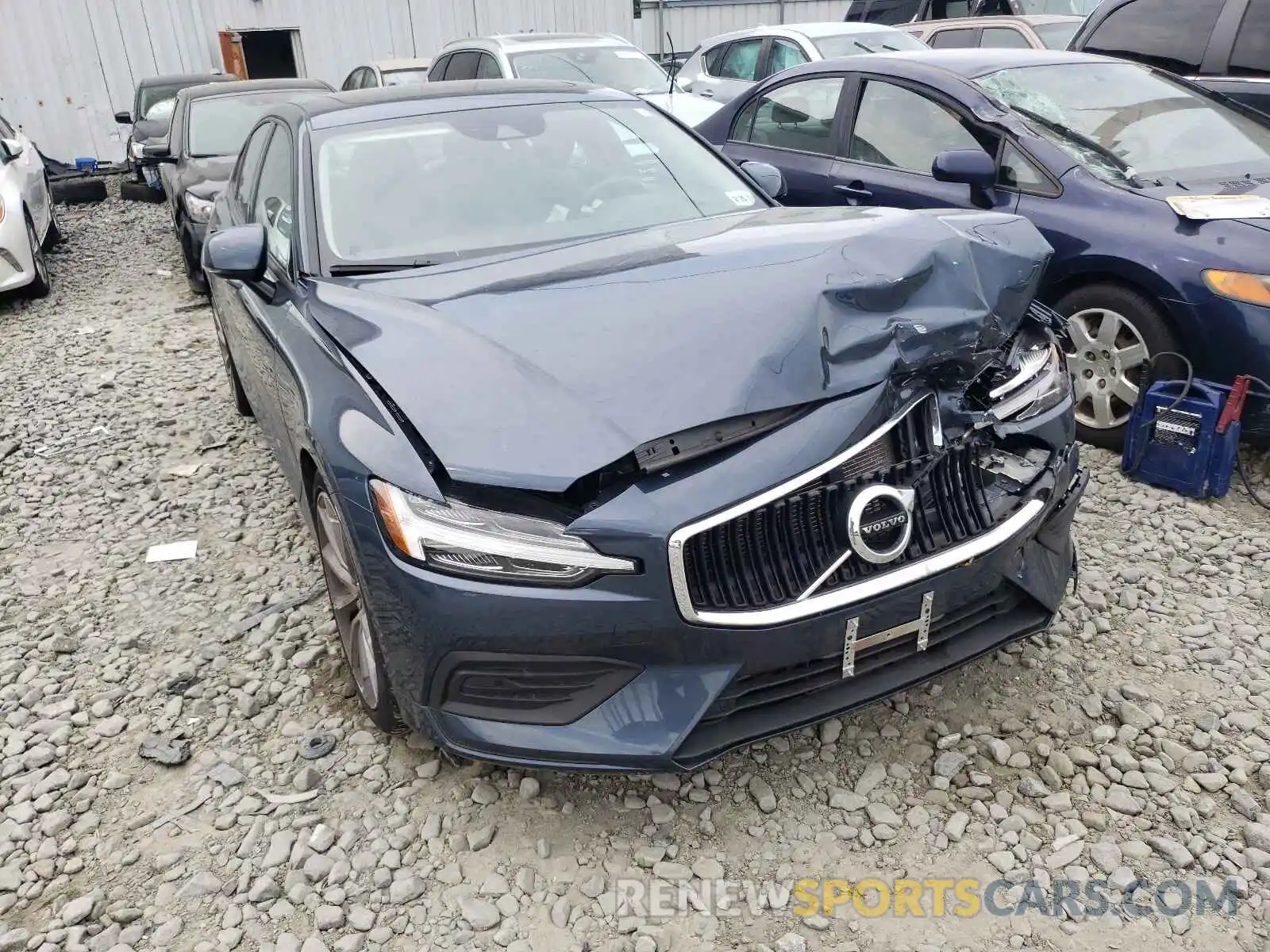 1 Photograph of a damaged car 7JR102FK8LG054457 VOLVO S60 2020