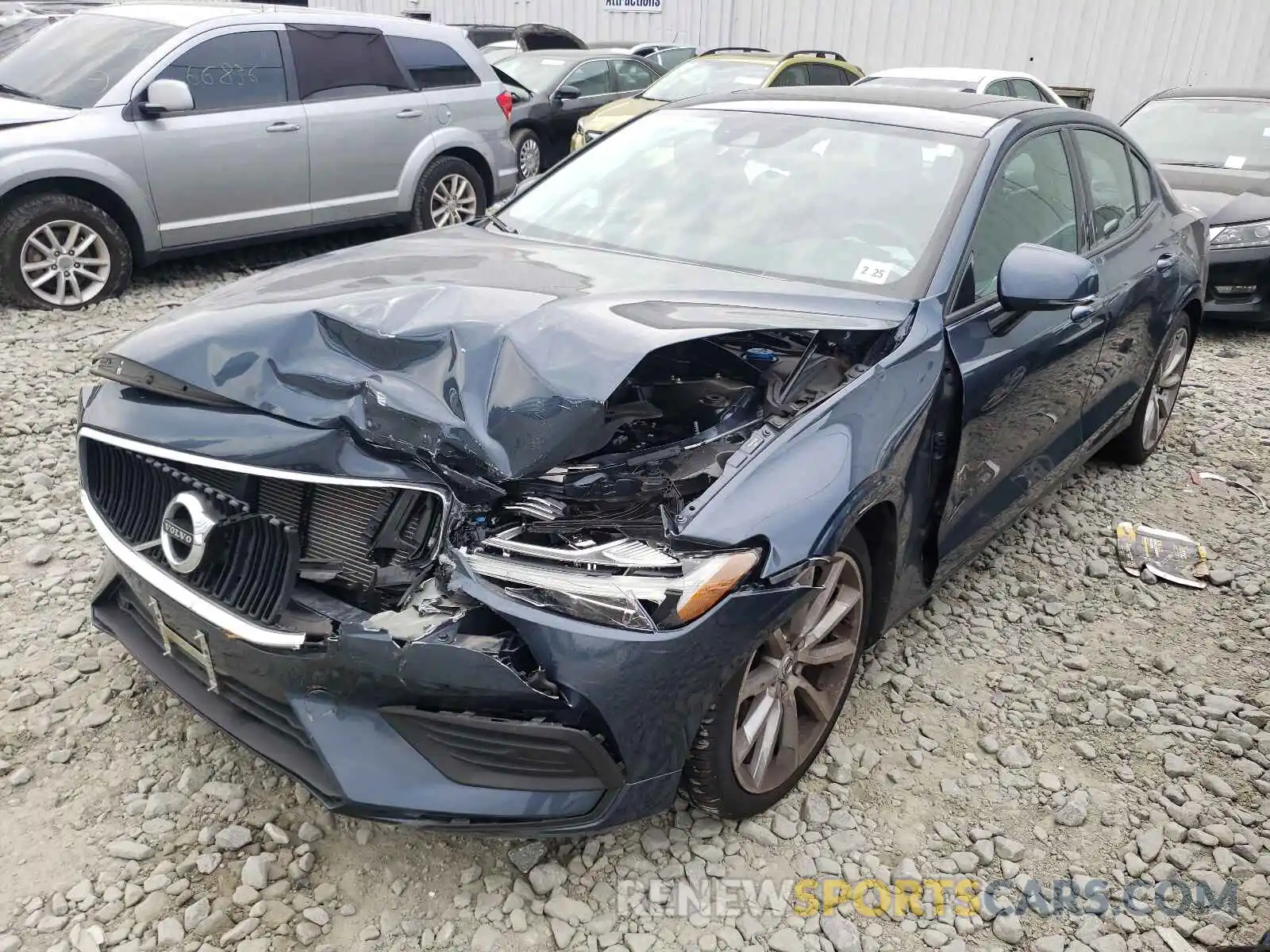 2 Photograph of a damaged car 7JR102FK8LG054457 VOLVO S60 2020