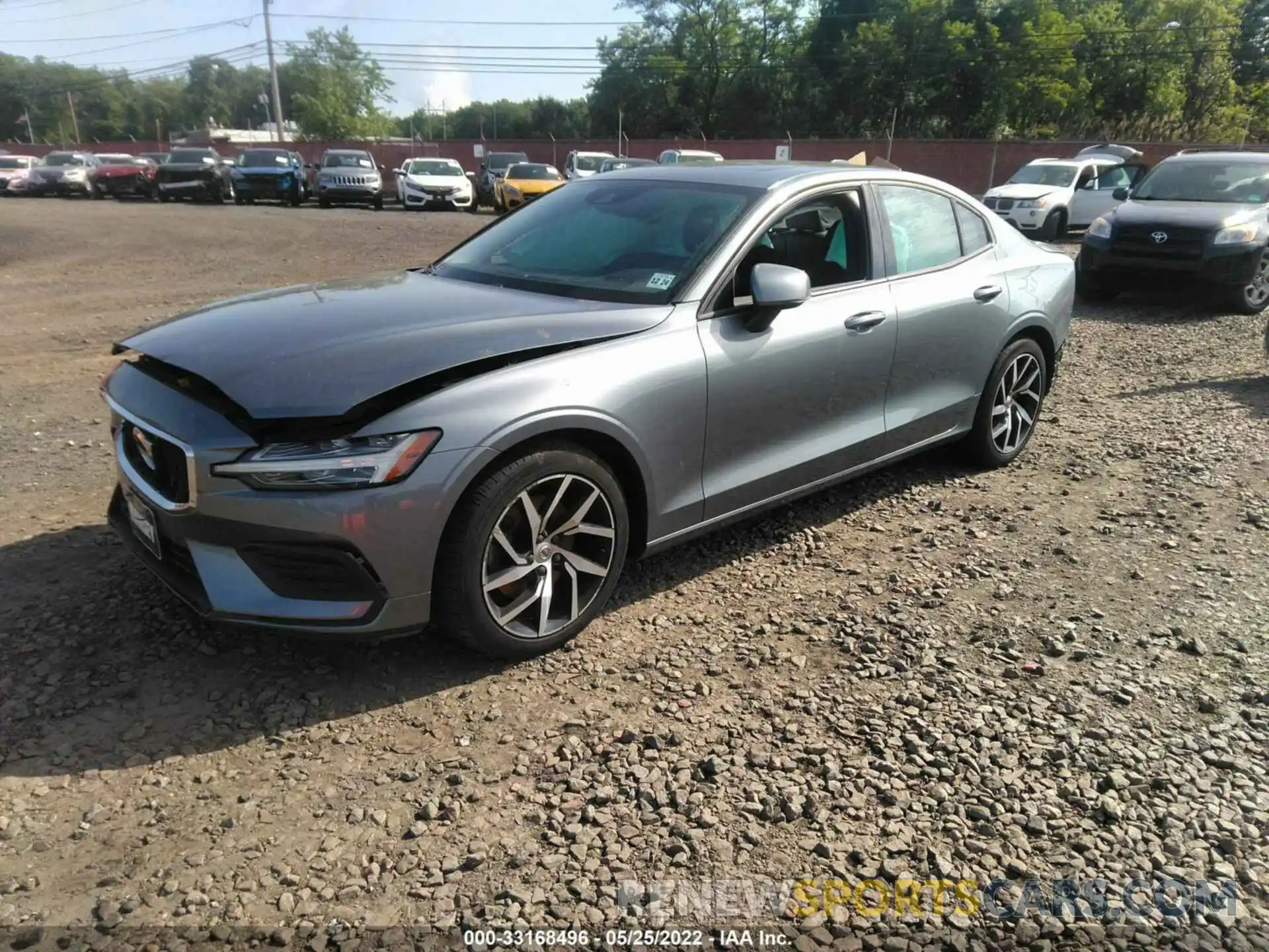 2 Photograph of a damaged car 7JR102FK9LG044519 VOLVO S60 2020