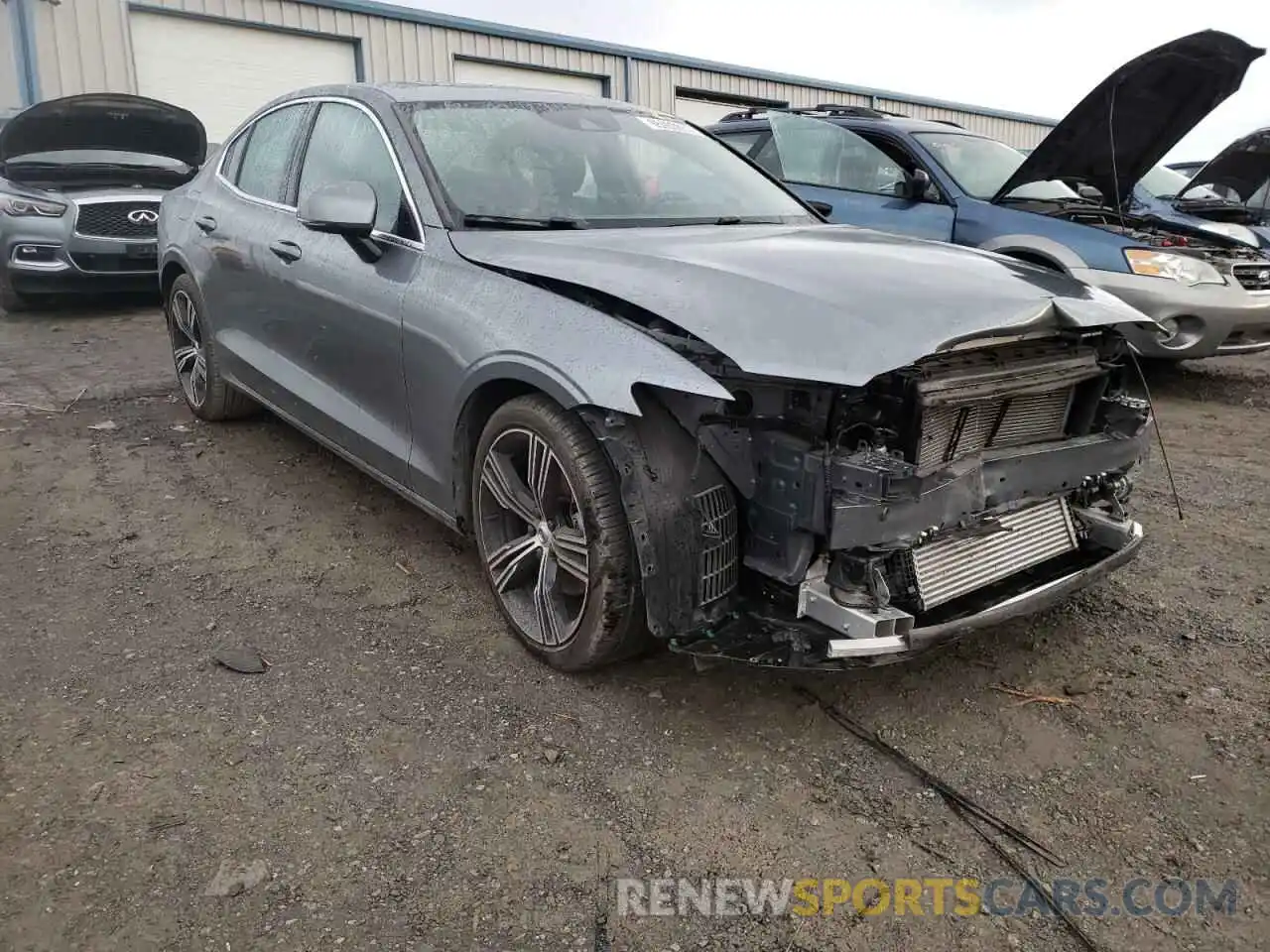 1 Photograph of a damaged car 7JR102FL7LG040770 VOLVO S60 2020