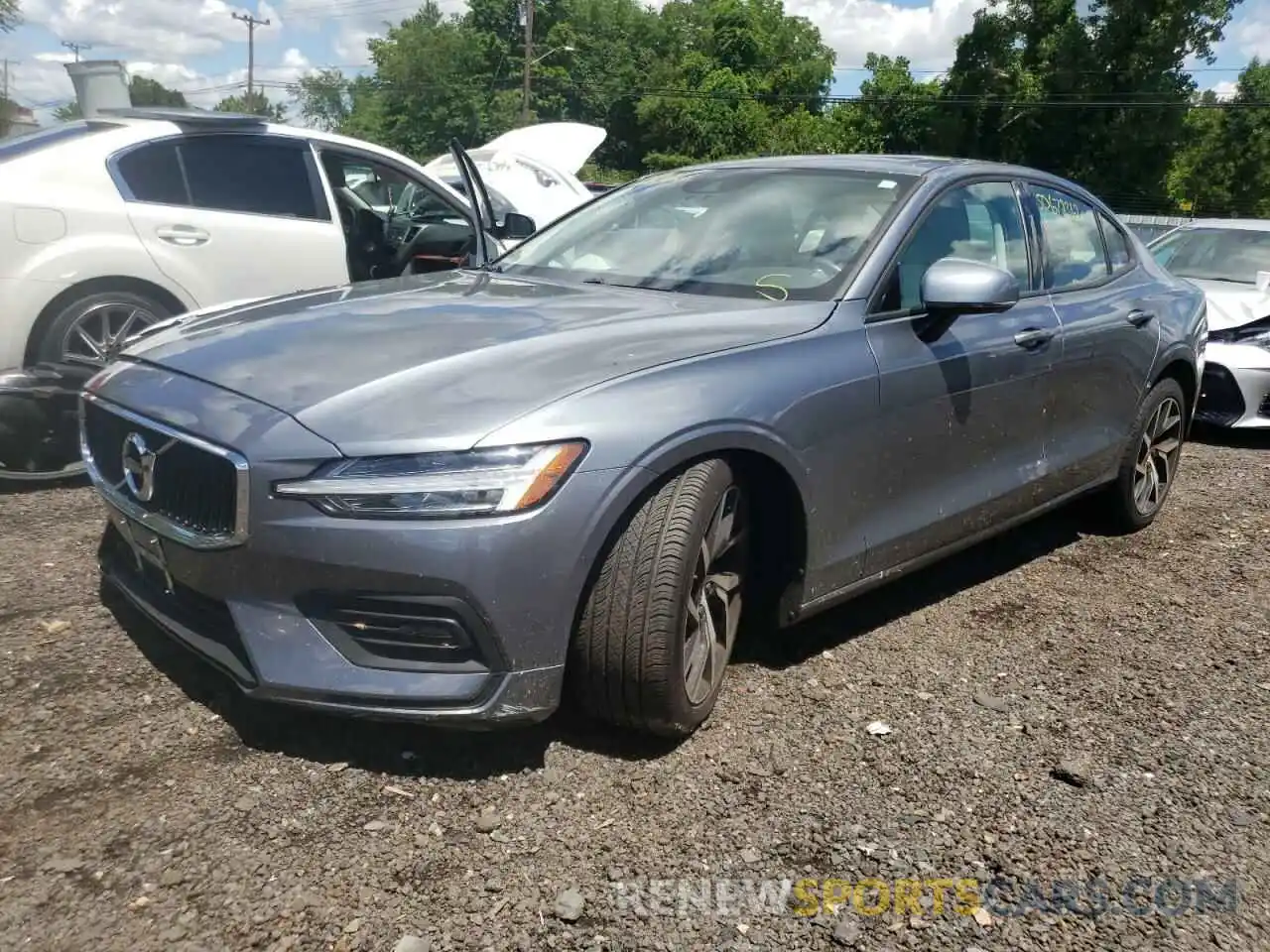 2 Photograph of a damaged car 7JRA22TK0LG060185 VOLVO S60 2020