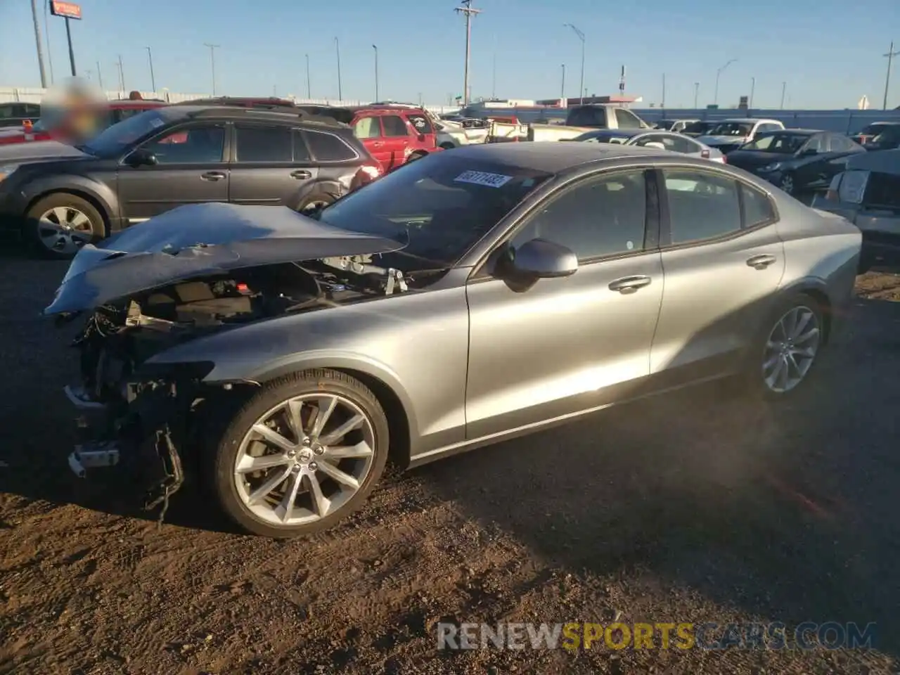 1 Photograph of a damaged car 7JRA22TK4LG042918 VOLVO S60 2020