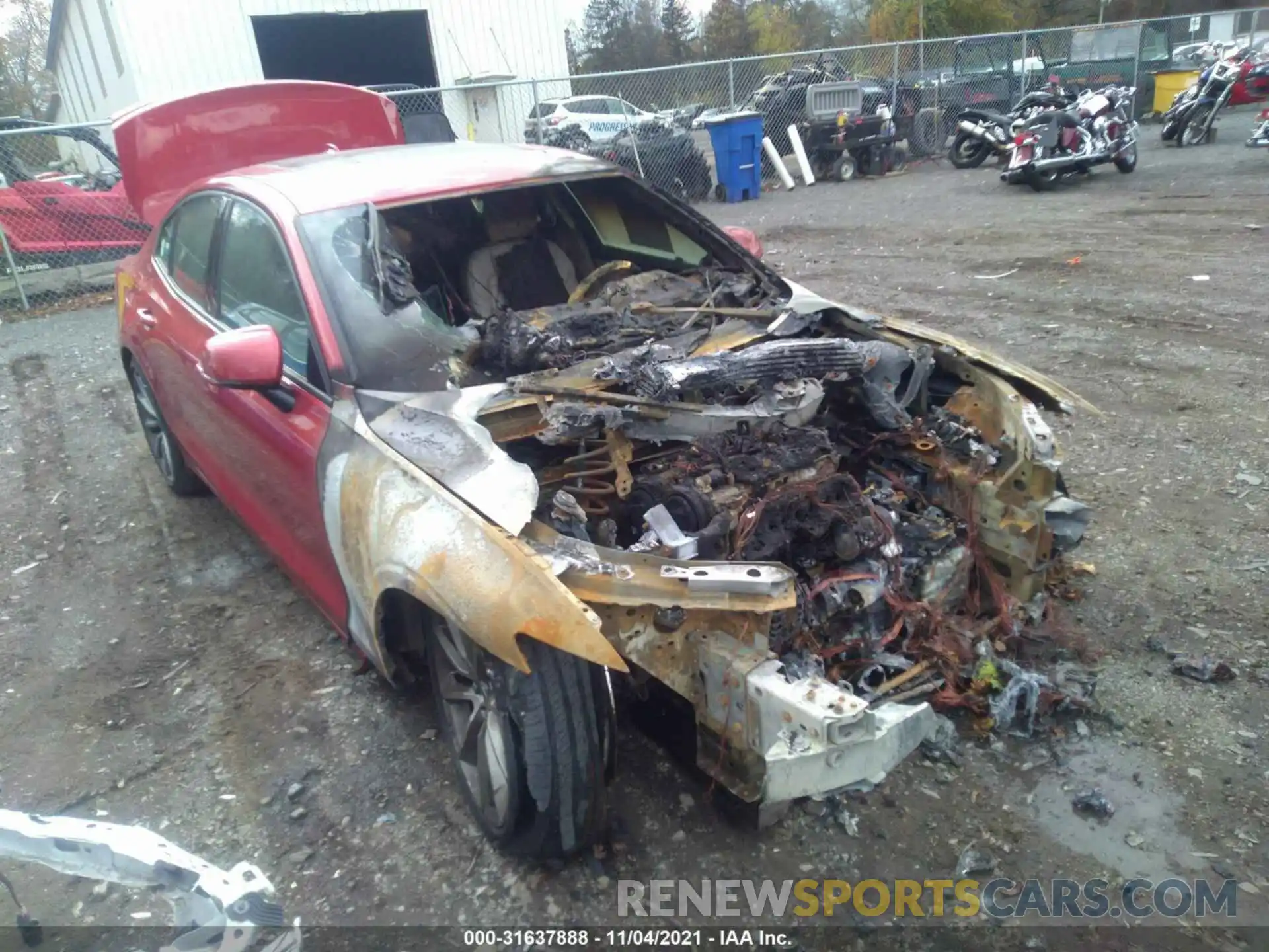 1 Photograph of a damaged car 7JRA22TK5LG048680 VOLVO S60 2020