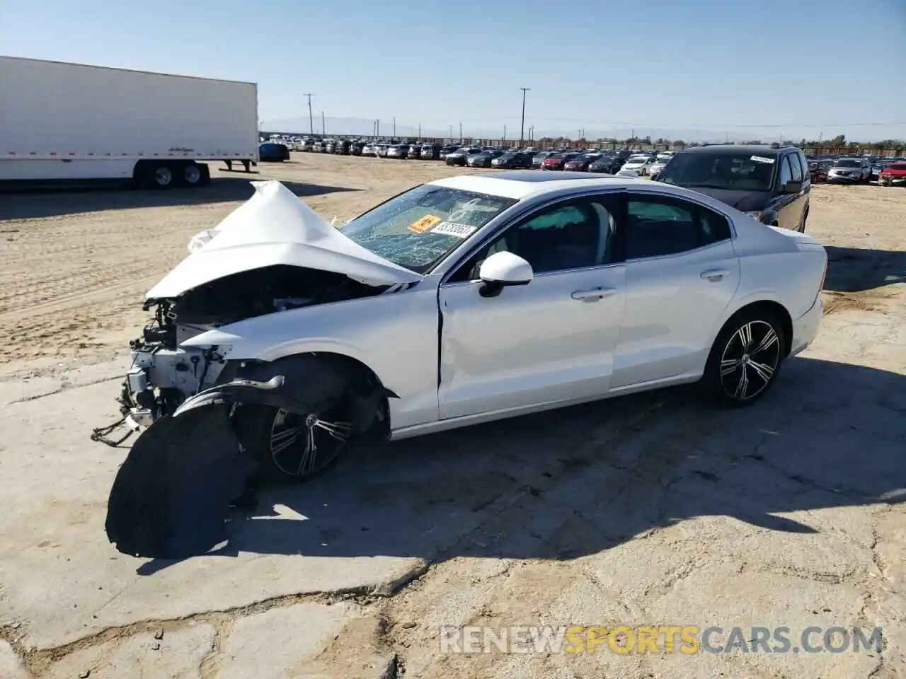 1 Photograph of a damaged car 7JRA22TL8LG065823 VOLVO S60 2020