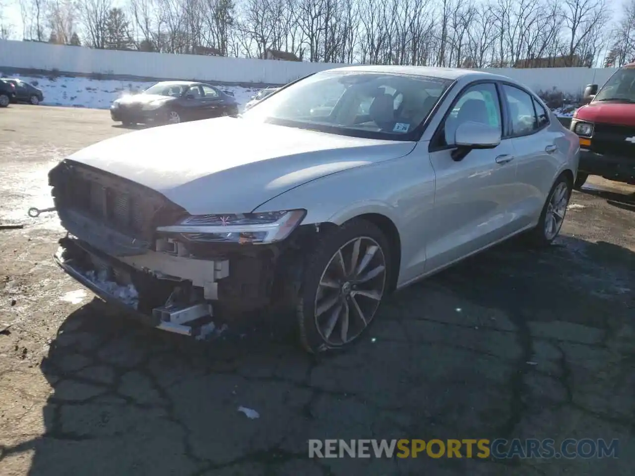 2 Photograph of a damaged car 7JR102FK6MG095039 VOLVO S60 2021