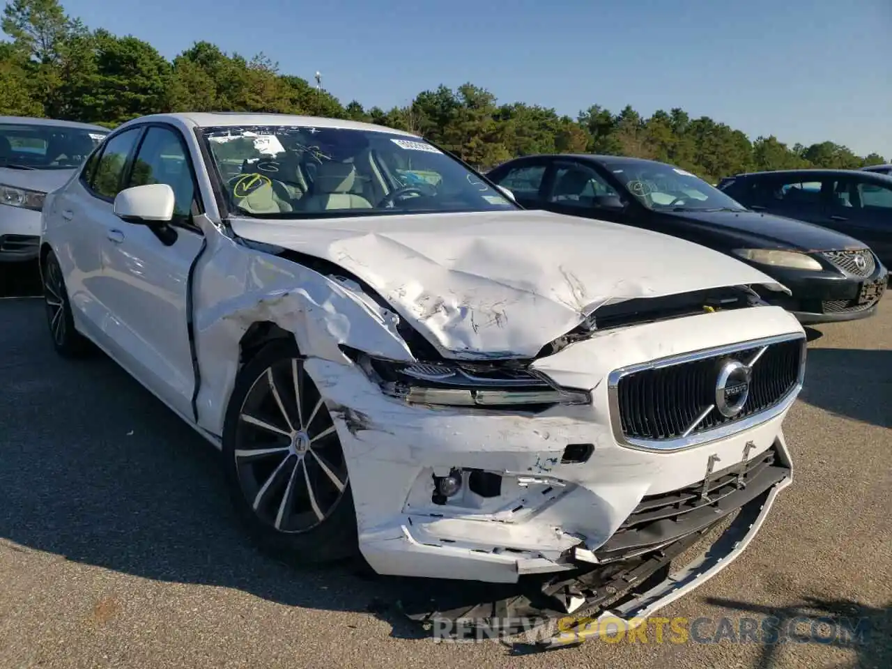 1 Photograph of a damaged car 7JR102FK9MG094063 VOLVO S60 2021