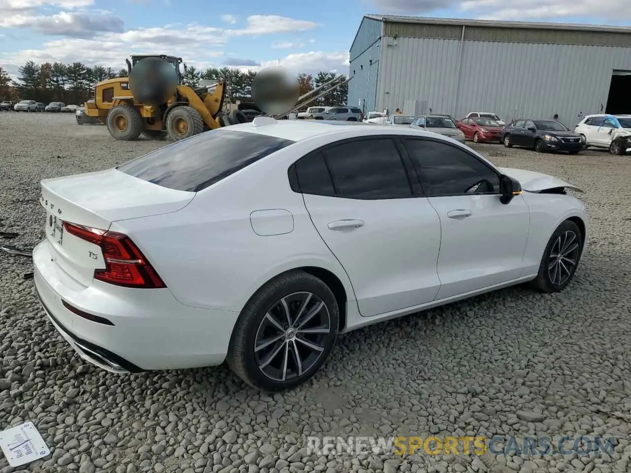 3 Photograph of a damaged car 7JR102FZ8MG122870 VOLVO S60 2021