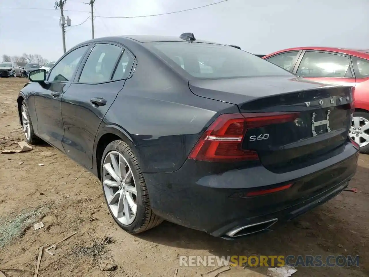 3 Photograph of a damaged car 7JR102TZ0MG113245 VOLVO S60 2021