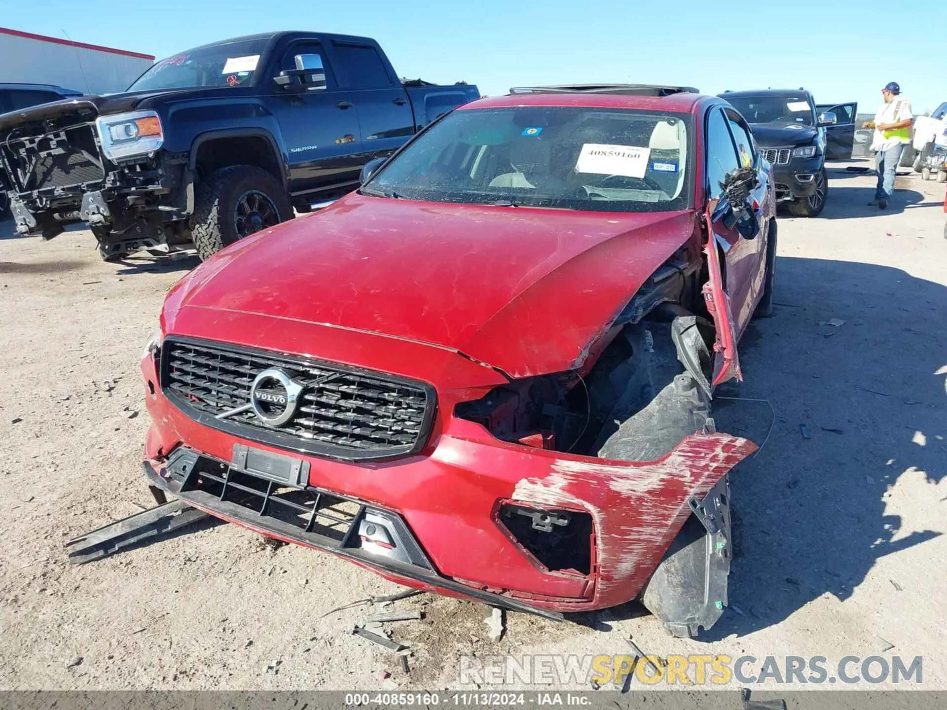 2 Photograph of a damaged car 7JR102TZ1MG103629 VOLVO S60 2021
