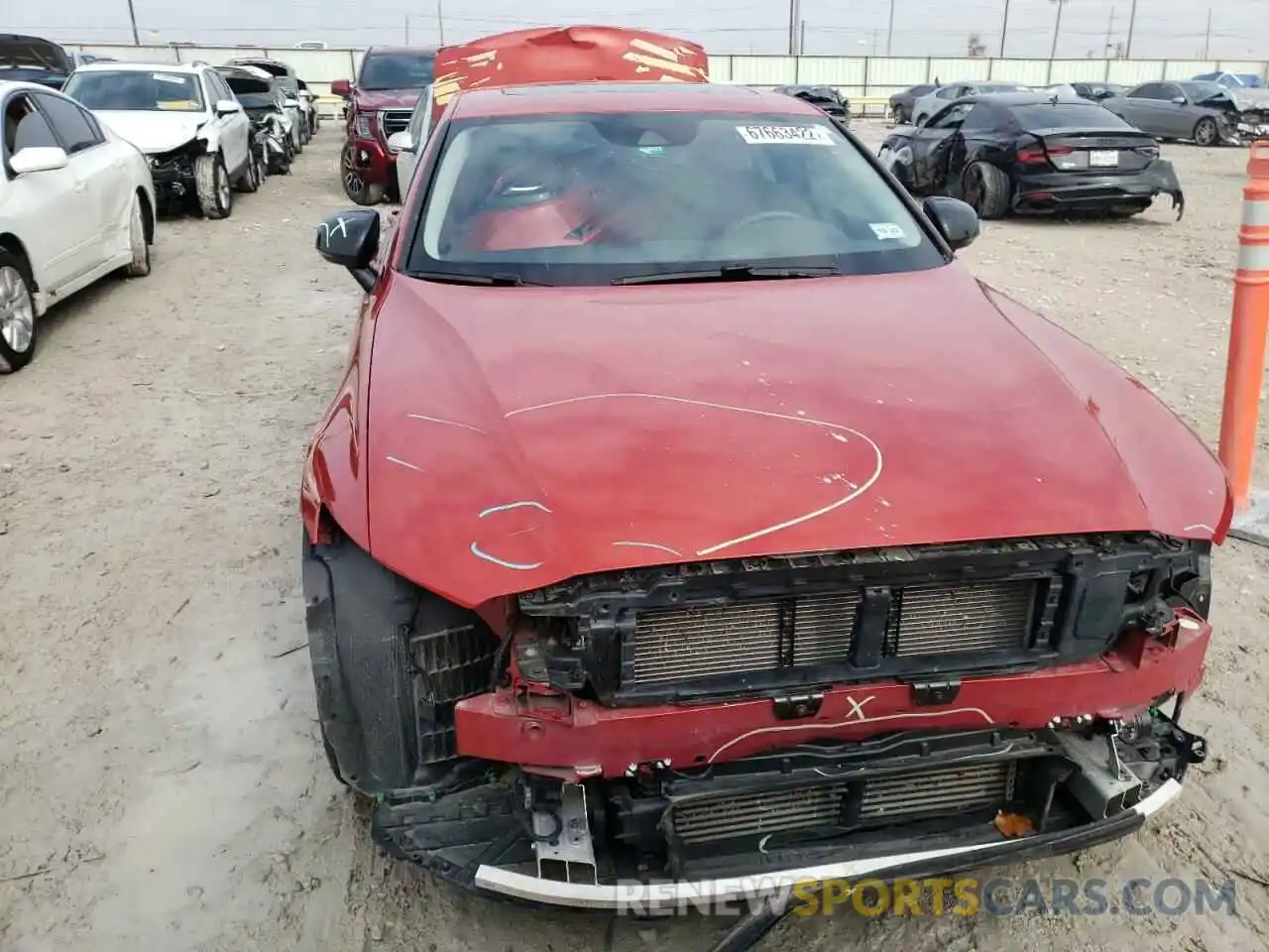 5 Photograph of a damaged car 7JR102TZ6MG109054 VOLVO S60 2021