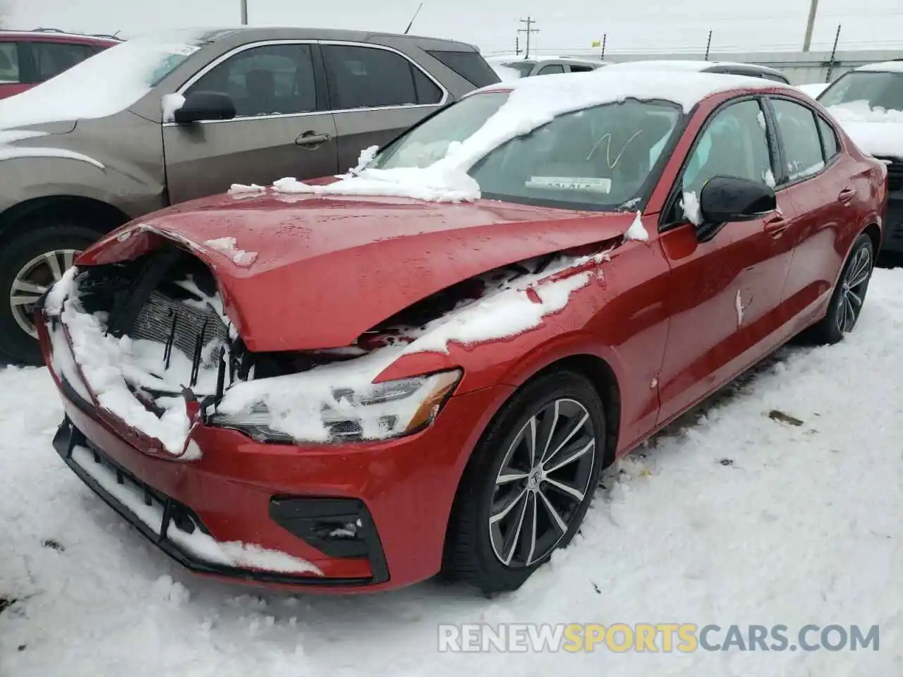 2 Photograph of a damaged car 7JR102TZ7MG126896 VOLVO S60 2021