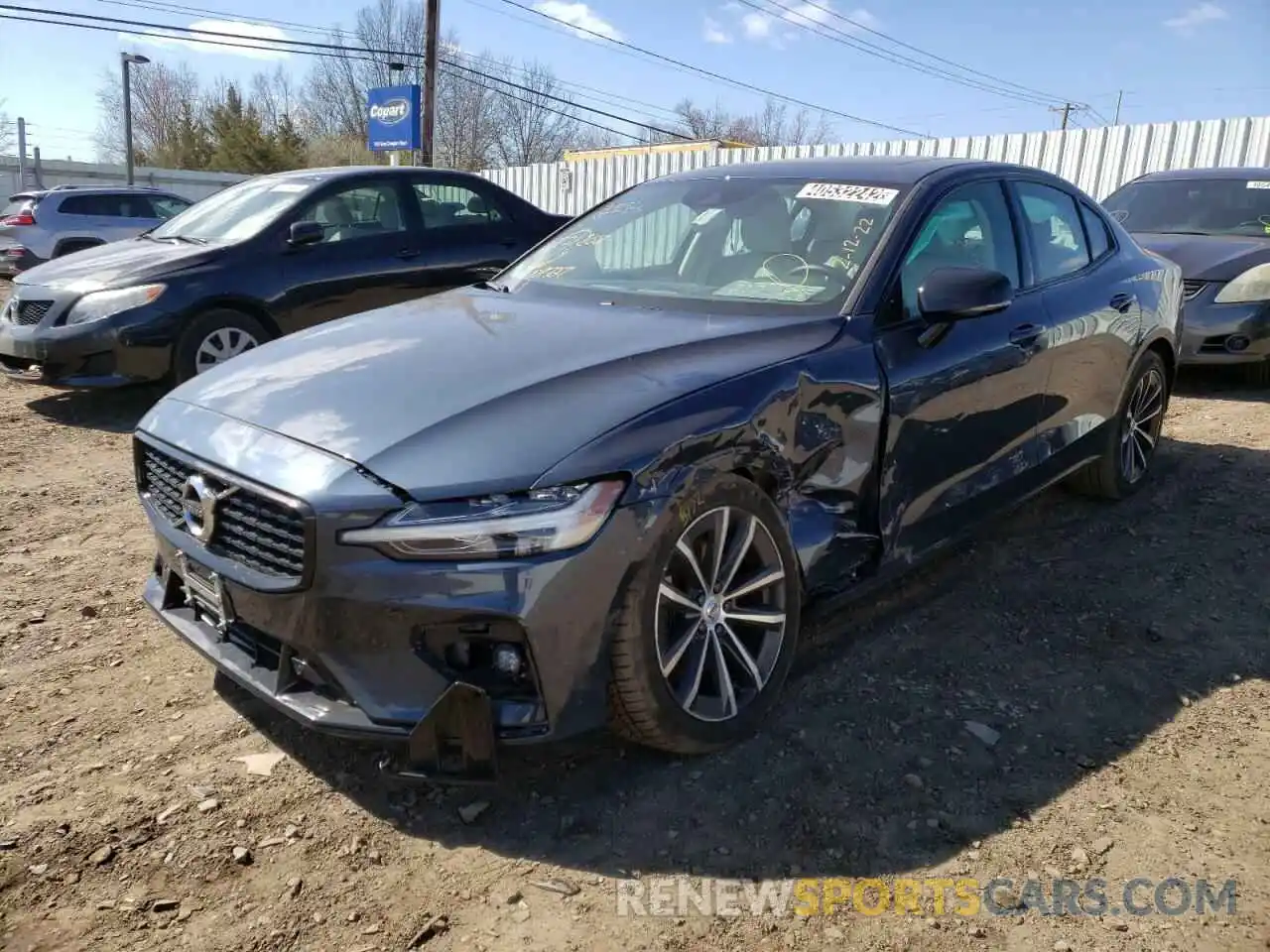 2 Photograph of a damaged car 7JR102TZ9MG109727 VOLVO S60 2021