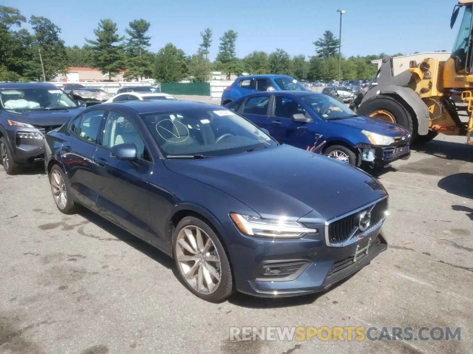 1 Photograph of a damaged car 7JRA22TK1MG092287 VOLVO S60 2021