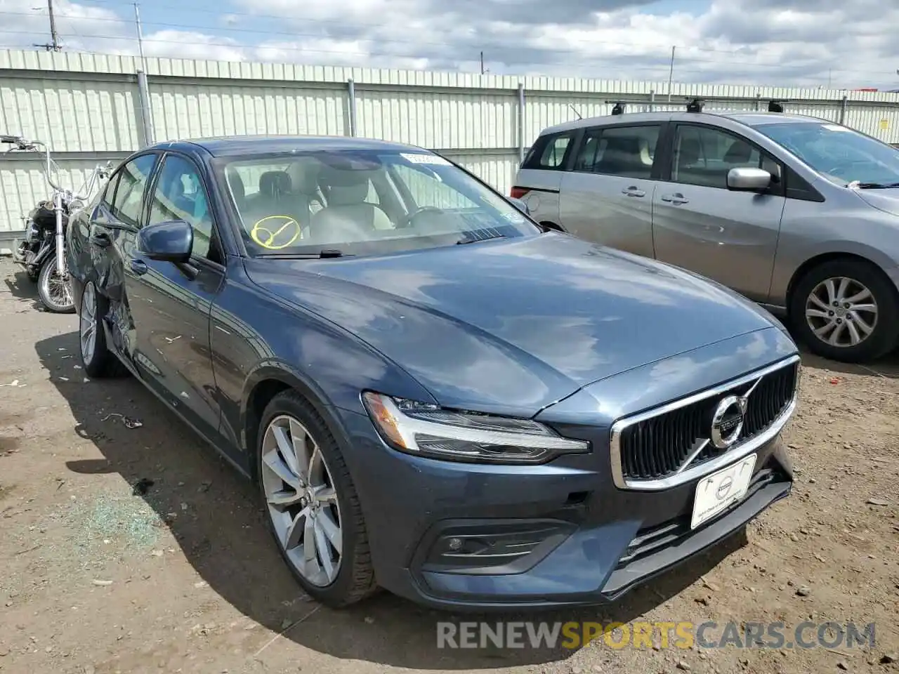 1 Photograph of a damaged car 7JRA22TK5MG081518 VOLVO S60 2021