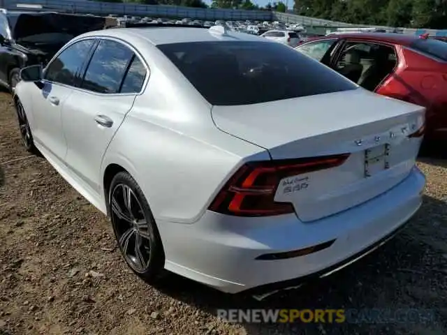 3 Photograph of a damaged car 7JRA22TL6MG081195 VOLVO S60 2021