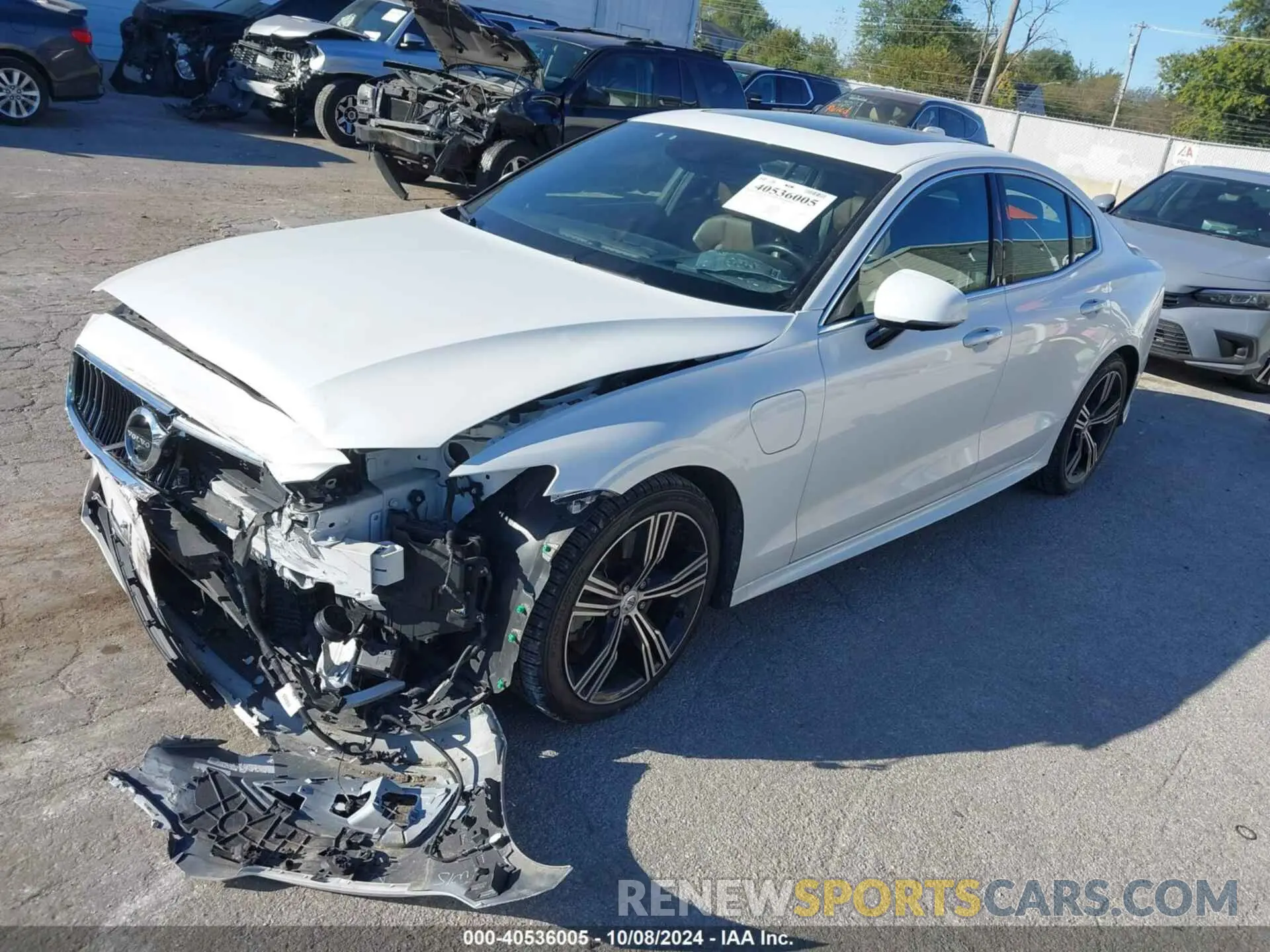 2 Photograph of a damaged car 7JRBR0FL2MG080609 VOLVO S60 2021