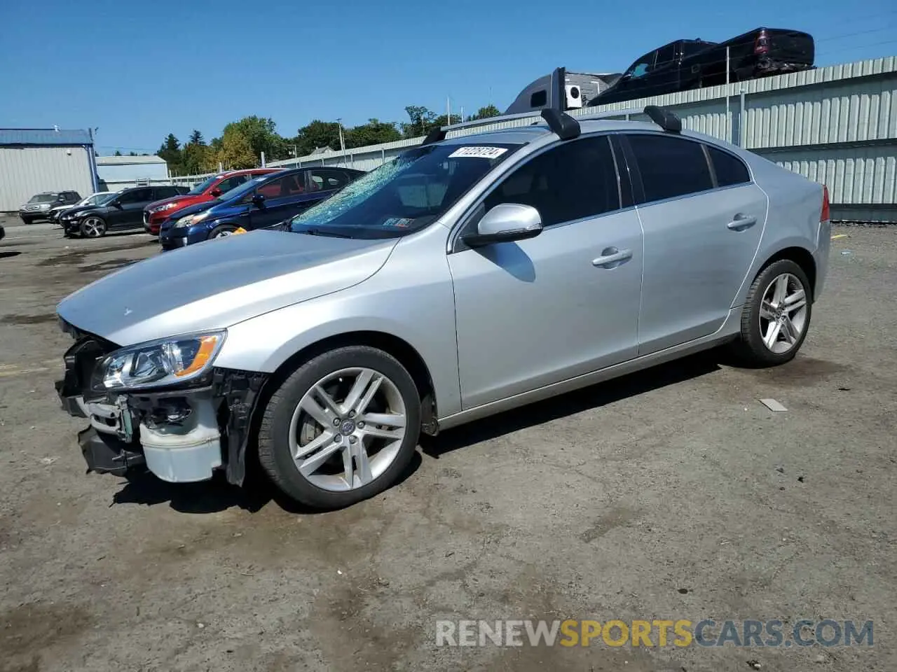 1 Photograph of a damaged car YV1612FH9E2296481 VOLVO S60 2022