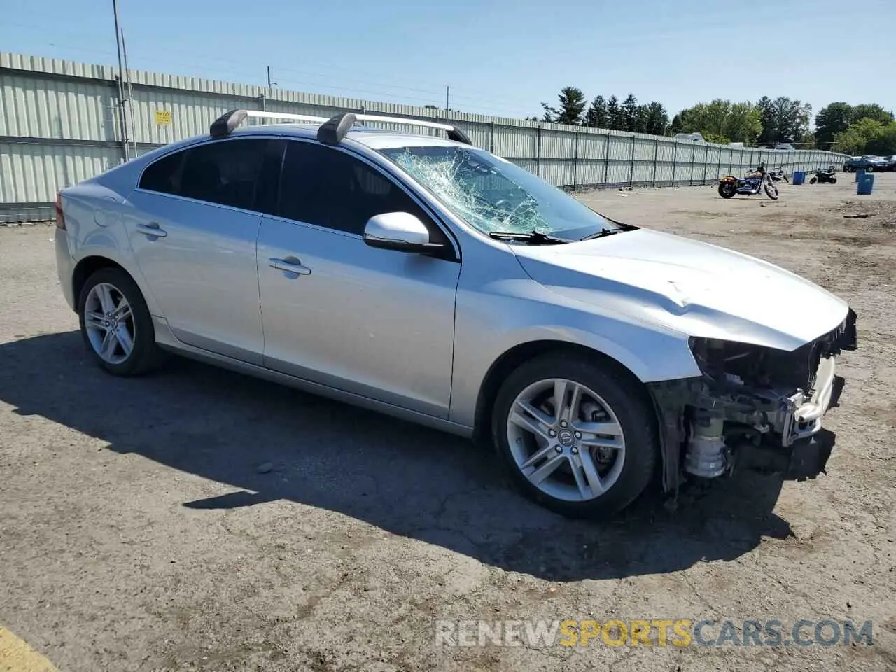 4 Photograph of a damaged car YV1612FH9E2296481 VOLVO S60 2022