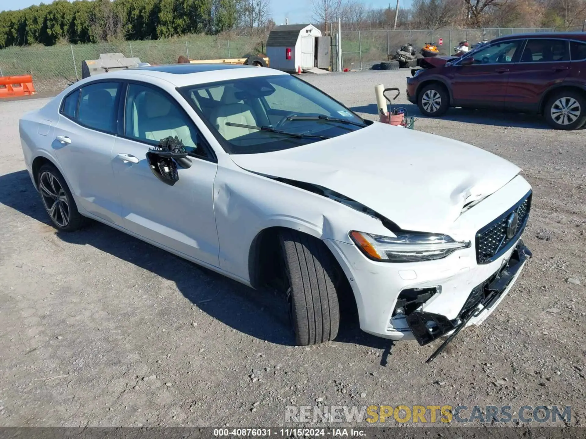 1 Photograph of a damaged car 7JRL12TW4PG255128 VOLVO S60 2023