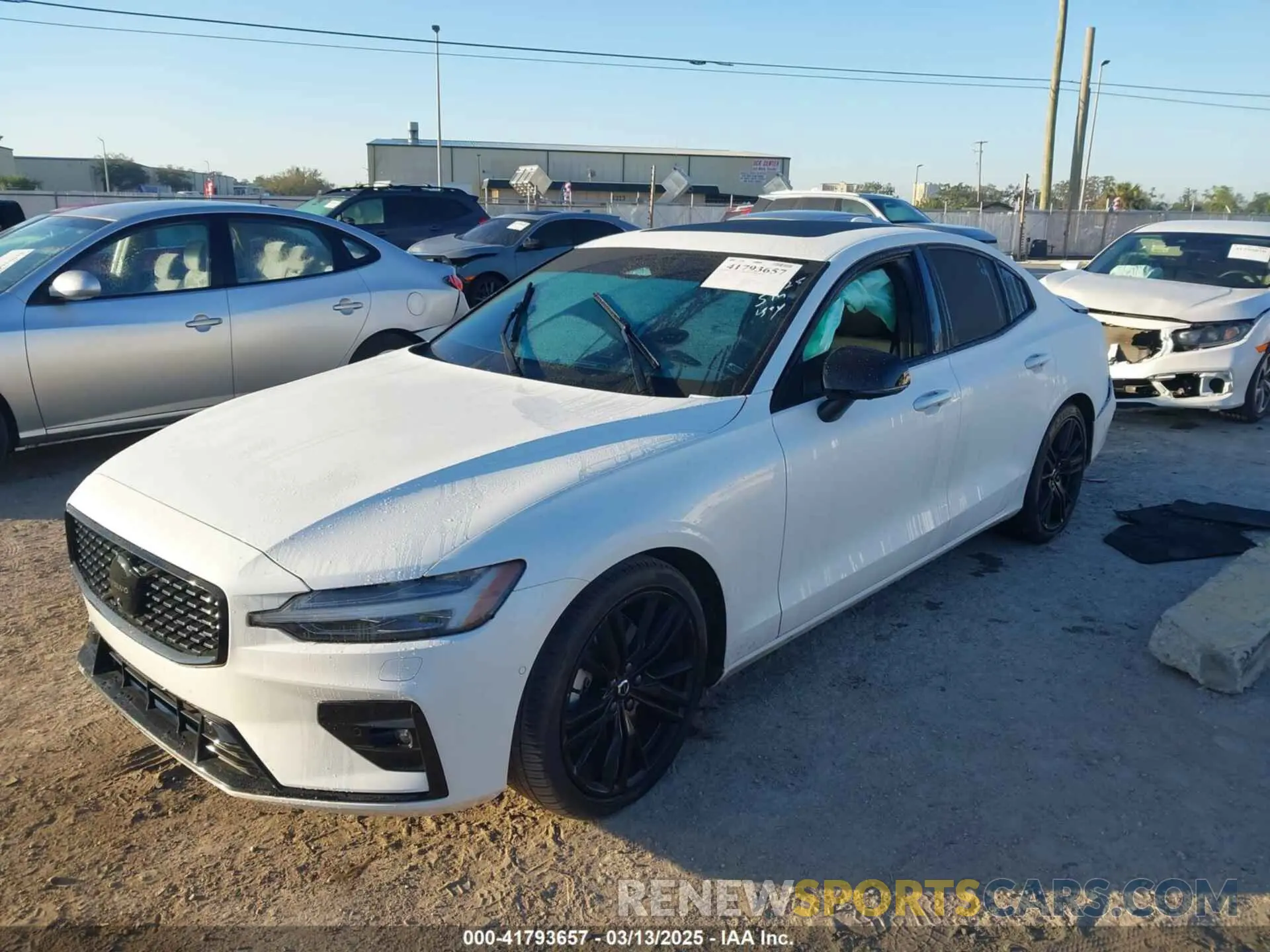 2 Photograph of a damaged car 7JRL12FH3RG305484 VOLVO S60 2024