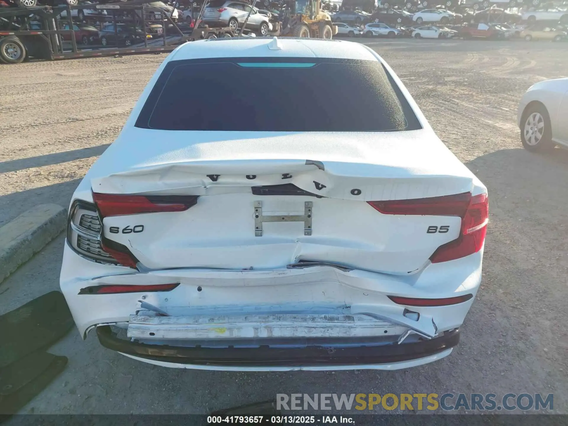 6 Photograph of a damaged car 7JRL12FH3RG305484 VOLVO S60 2024