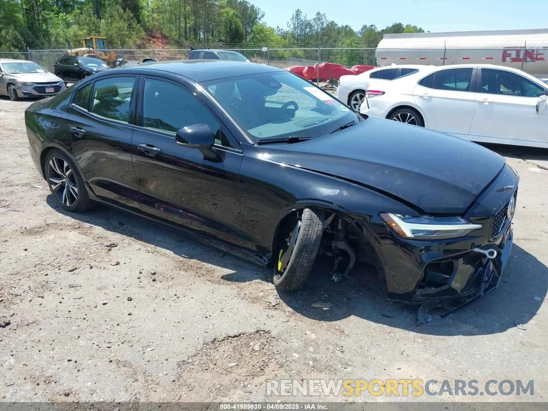 1 Photograph of a damaged car 7JRL12FL8RG295345 VOLVO S60 2024