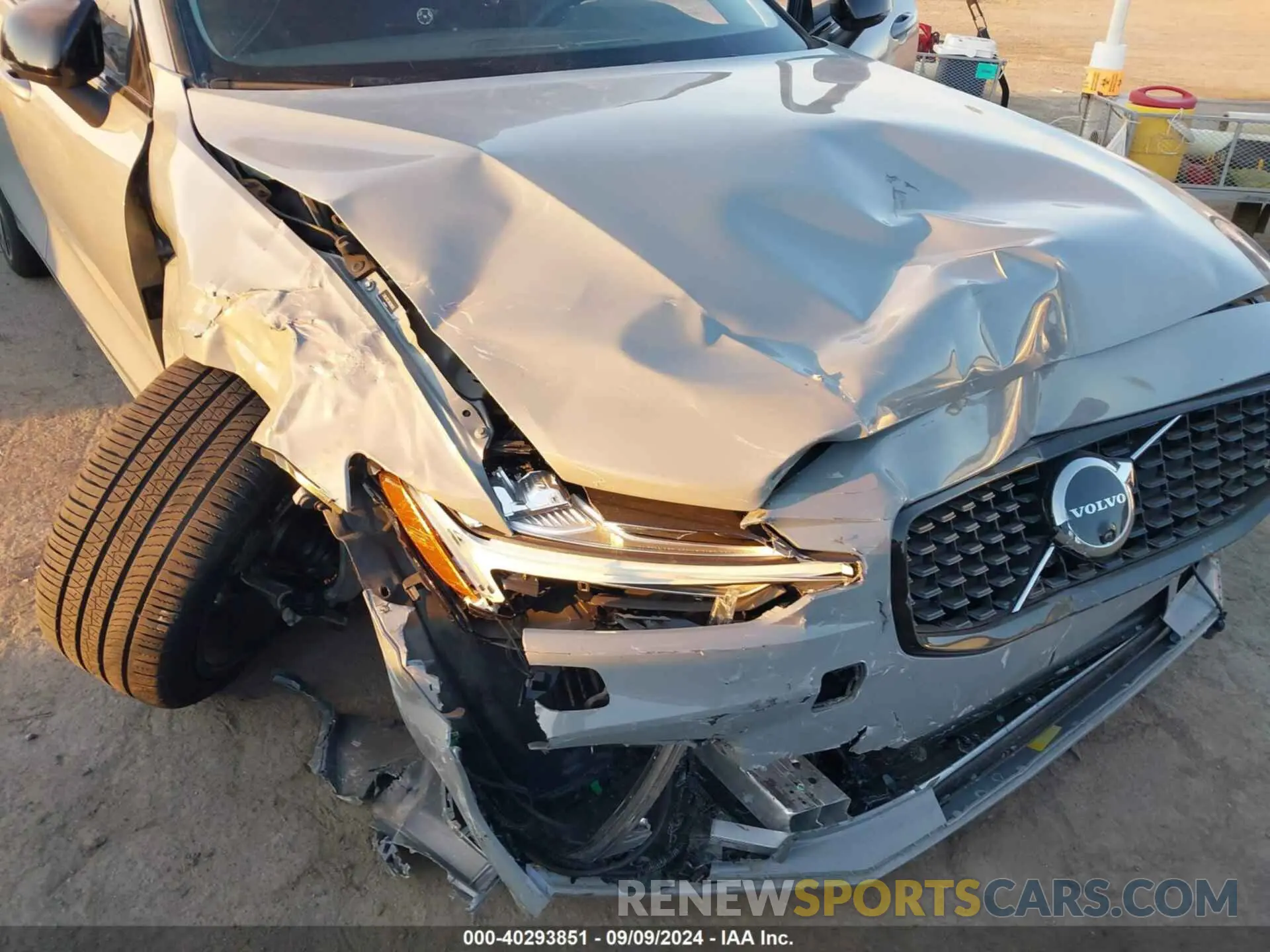 6 Photograph of a damaged car 7JRL12TL7RG310535 VOLVO S60 2024
