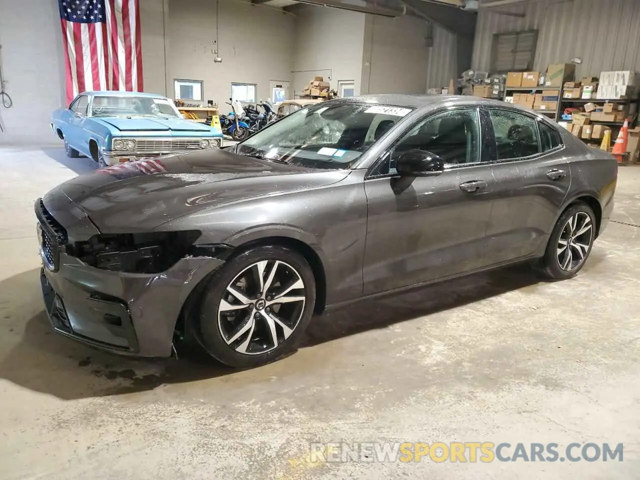 1 Photograph of a damaged car 7JRL12FK2RG321509 VOLVO S60 CORE 2024