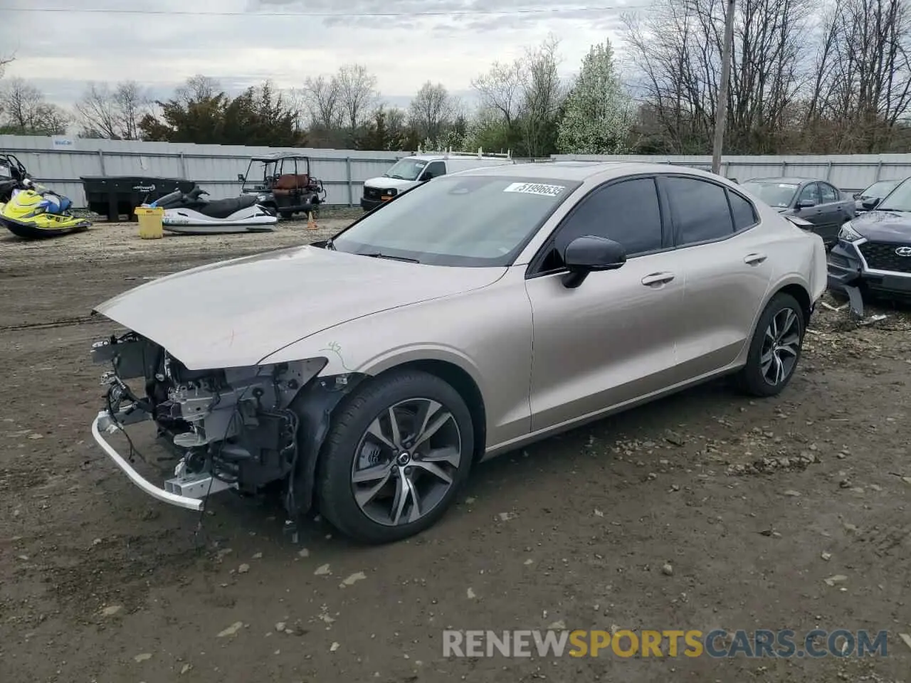 1 Photograph of a damaged car 7JRL12FK7RG322199 VOLVO S60 CORE 2024