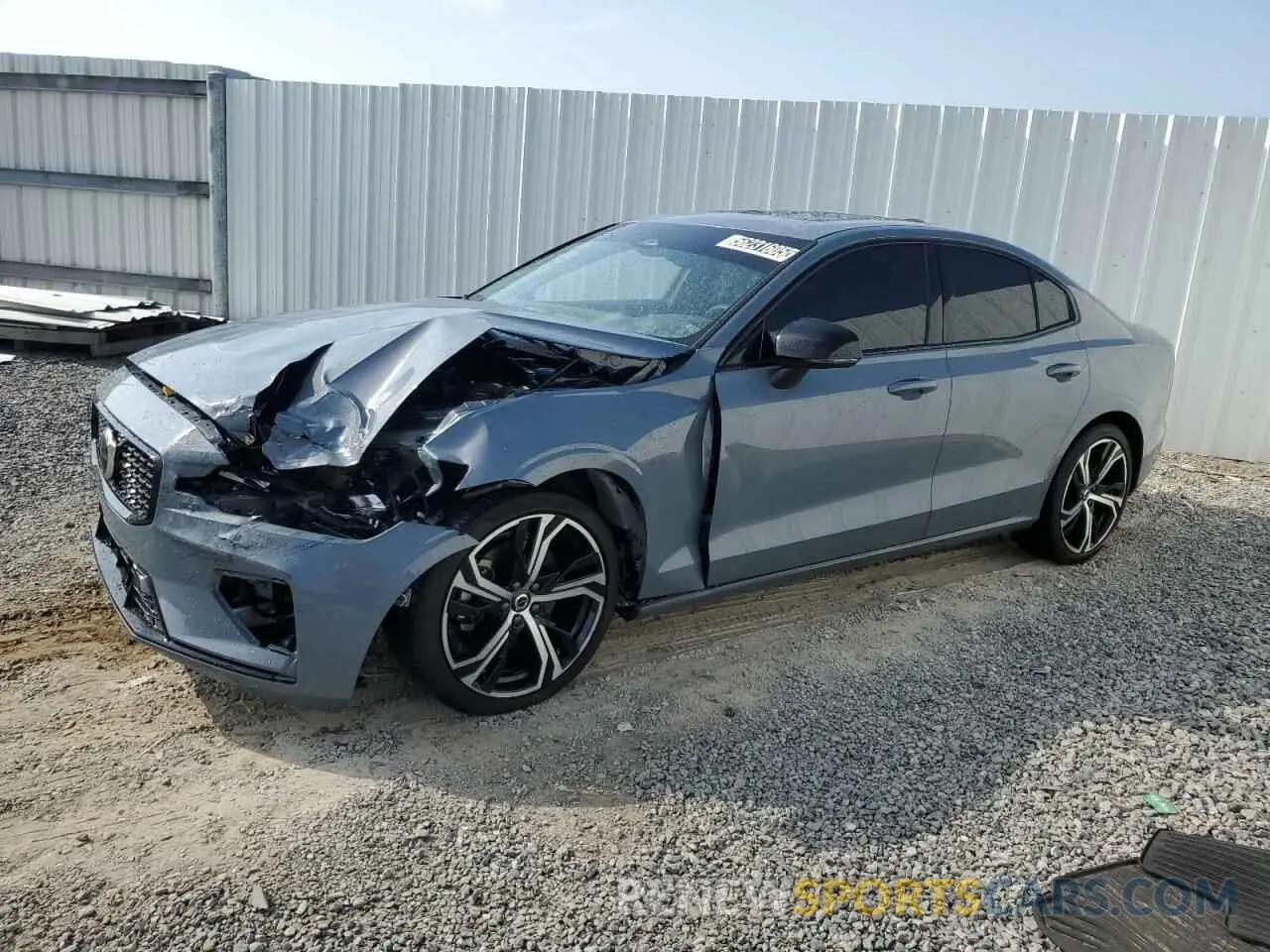 1 Photograph of a damaged car 7JRL12TK4RG323010 VOLVO S60 CORE 2024