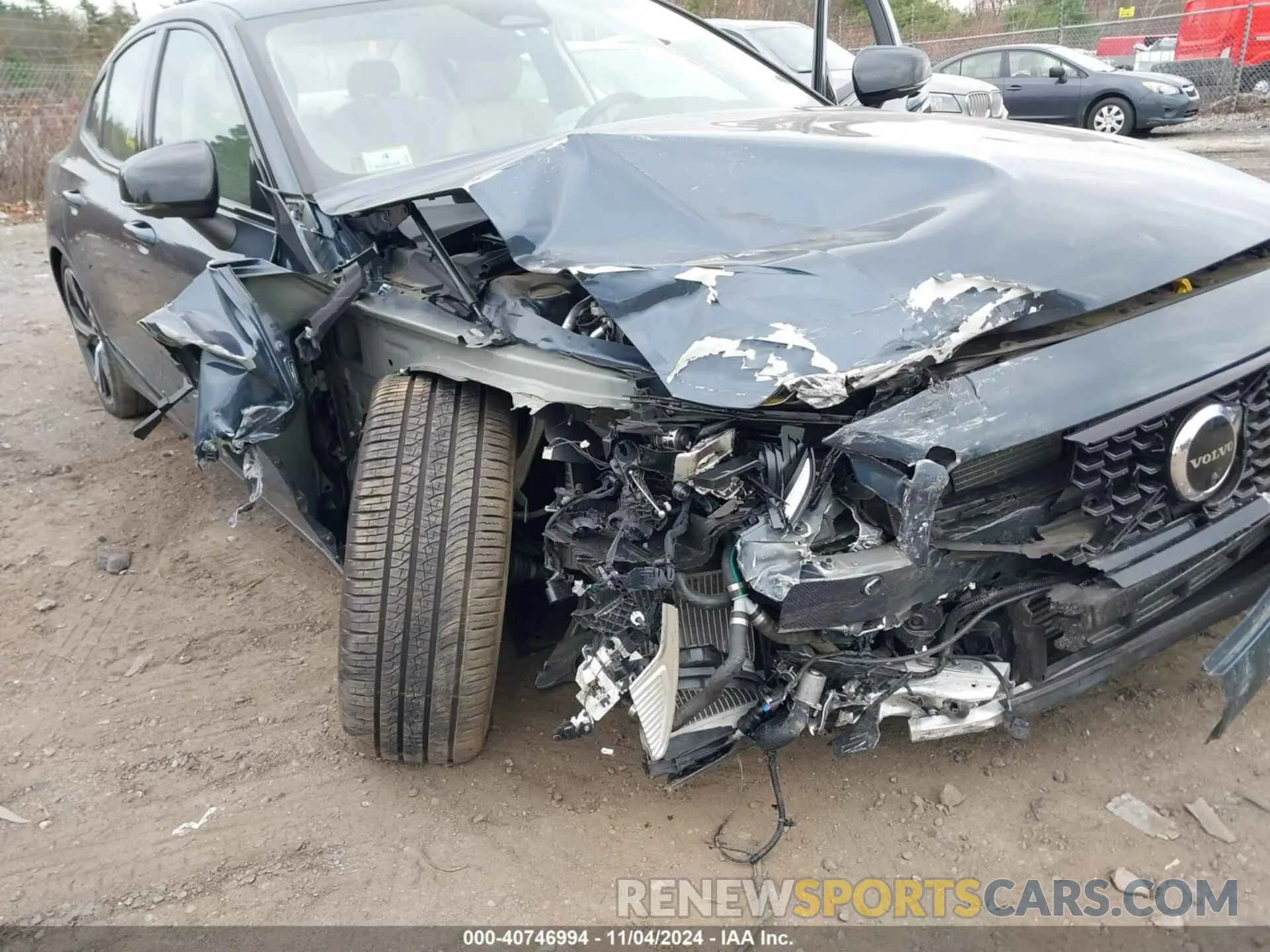 6 Photograph of a damaged car 7JRH60FW7PG253042 VOLVO S60 RECHARGE PLUG-IN HYBRID 2023