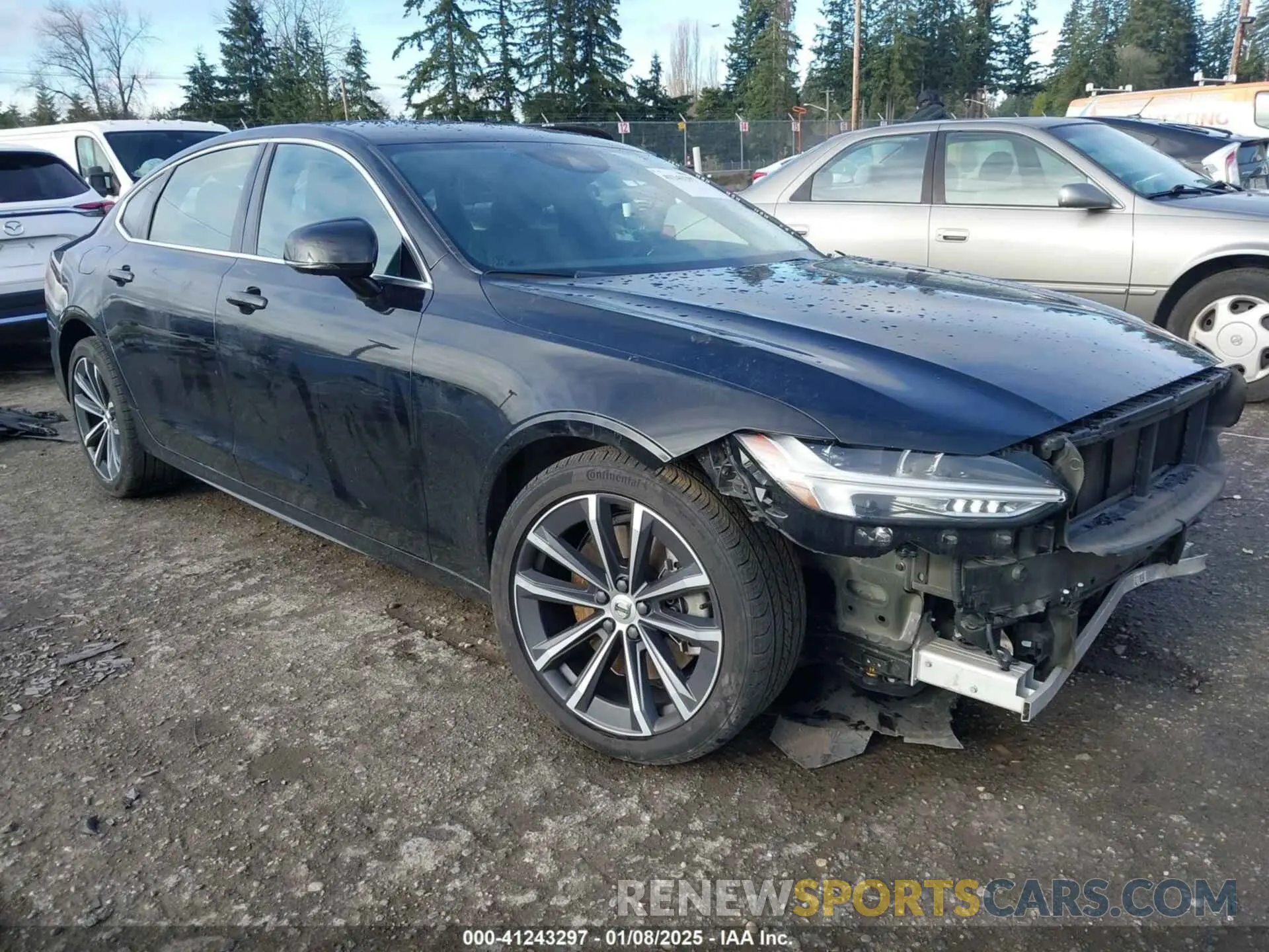 1 Photograph of a damaged car LVYA22MK3MP231194 VOLVO S90 2021