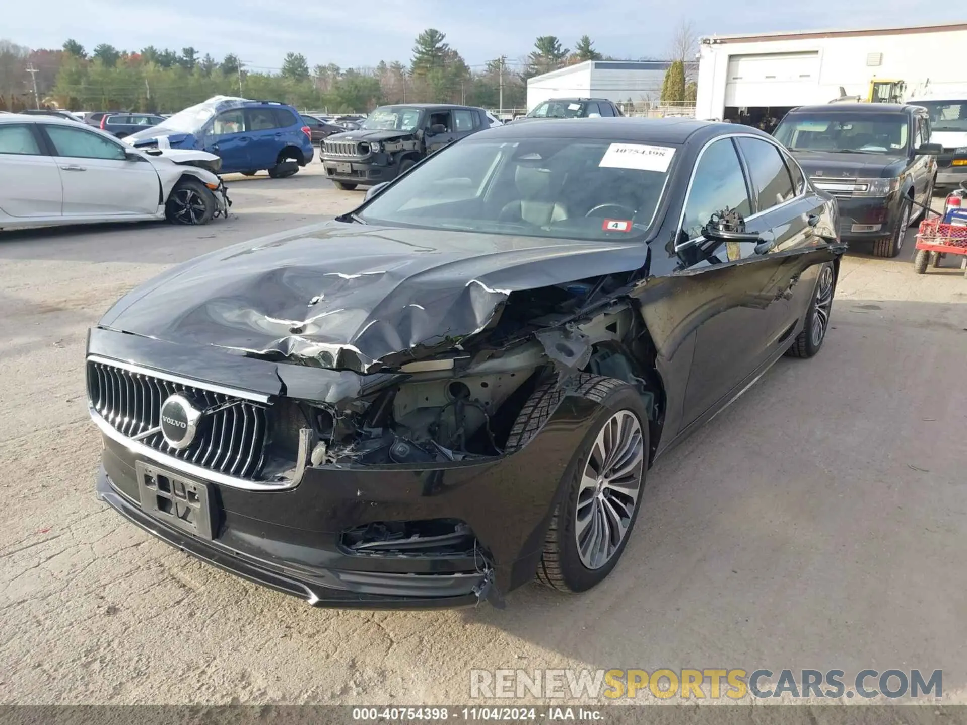 6 Photograph of a damaged car LVY062MK4NP252539 VOLVO S90 2022