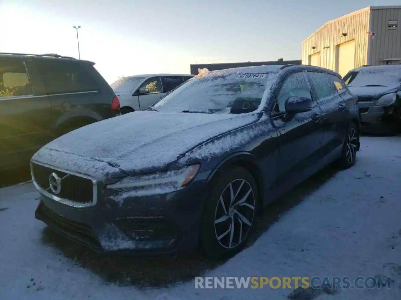 2 Photograph of a damaged car YV1A22SK7L1363719 VOLVO V60 2020