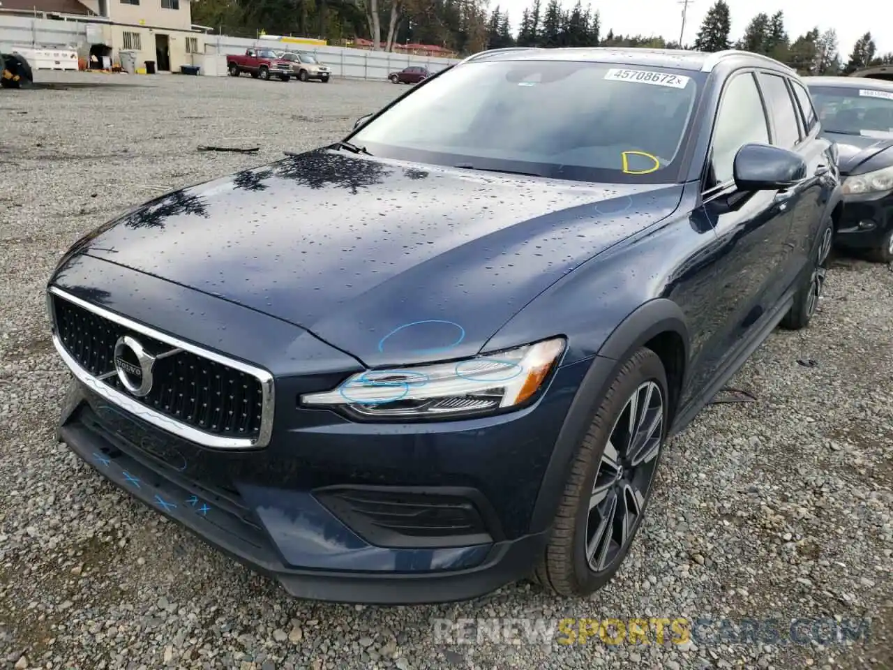 2 Photograph of a damaged car YV4102WK9L1038640 VOLVO V60 2020