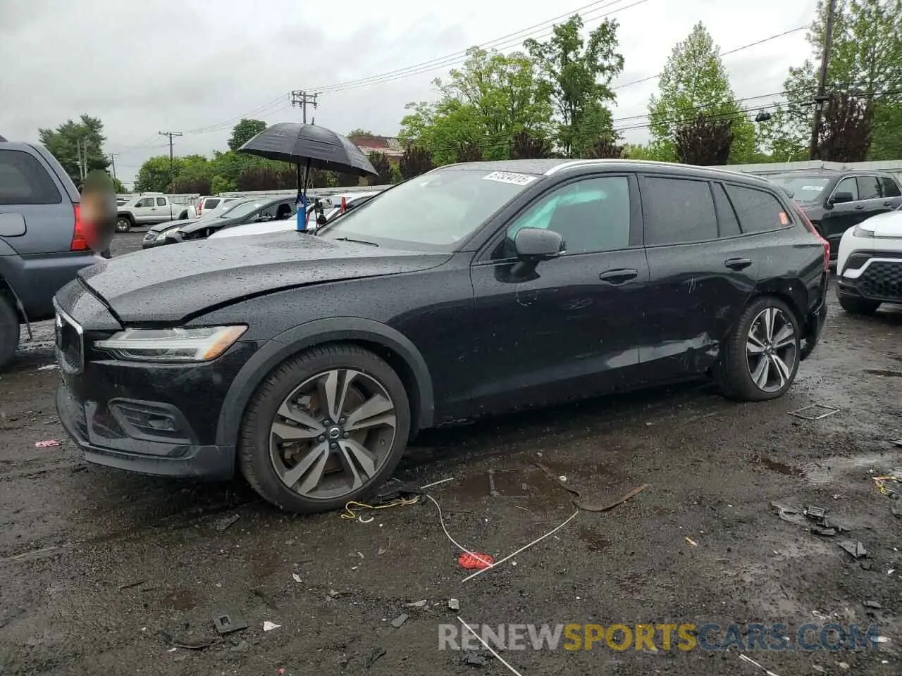 1 Photograph of a damaged car YV4L12WY5R2137629 VOLVO V60 2024