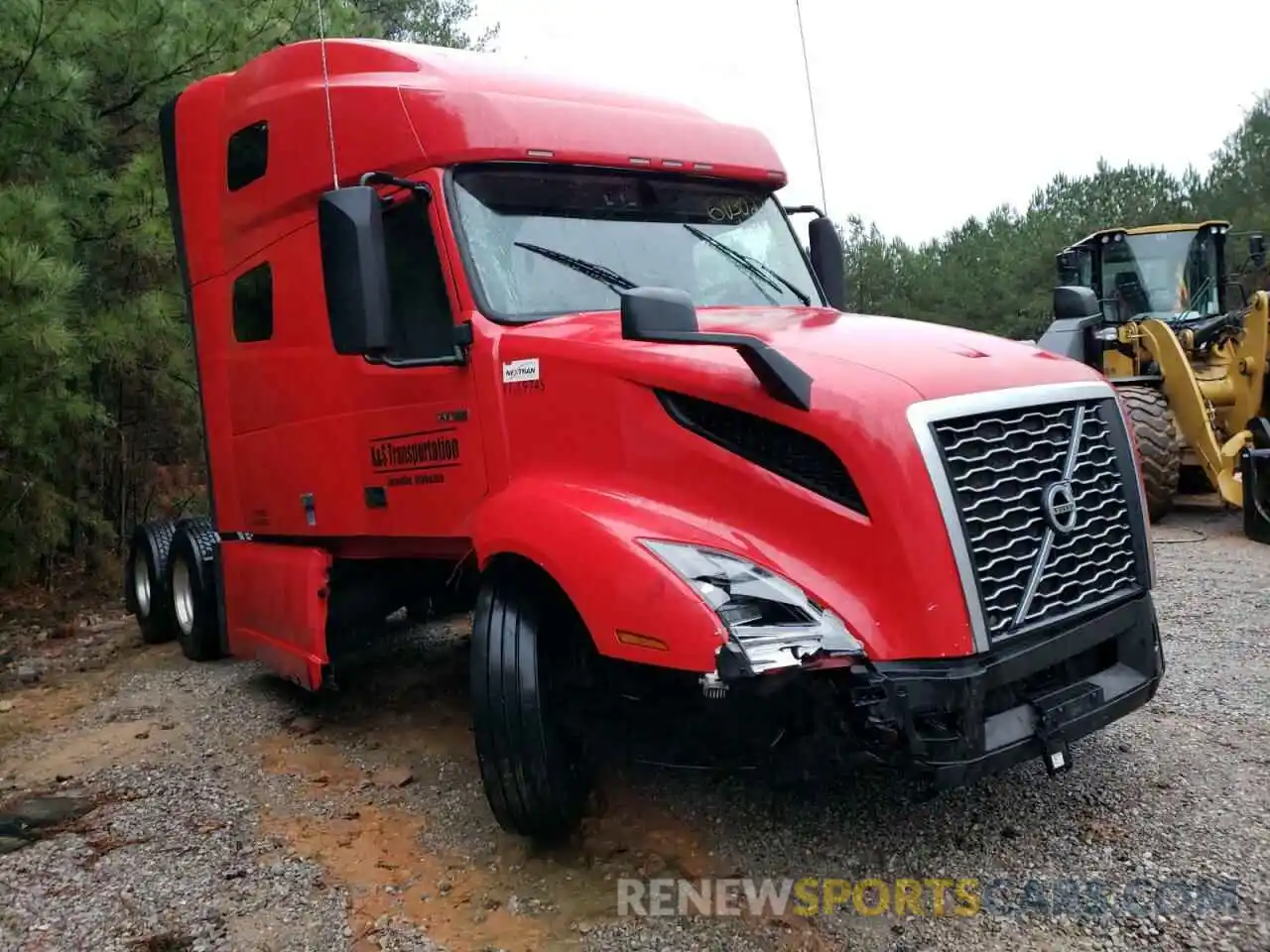 4 Photograph of a damaged car 4V4NC9EHXKN213581 VOLVO VN 2019