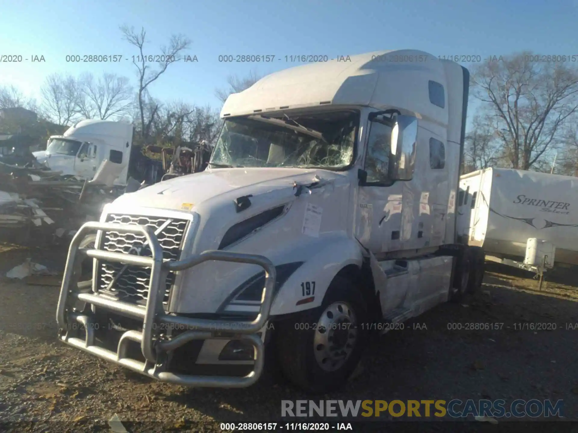 2 Photograph of a damaged car 4V4NC9EH0LN236112 VOLVO VN 2020