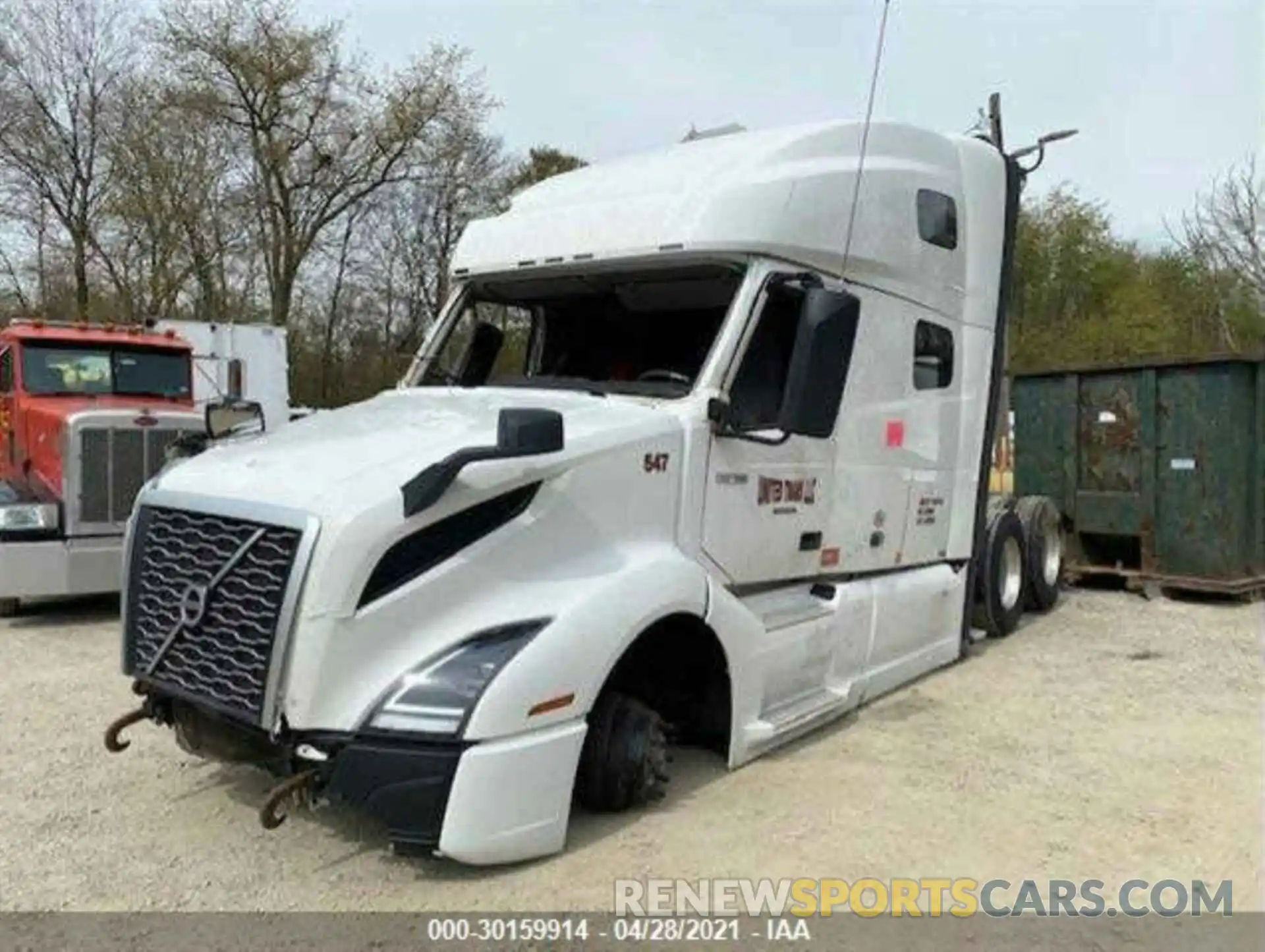 2 Photograph of a damaged car 4V4NC9EHXLN873699 VOLVO VN 2020