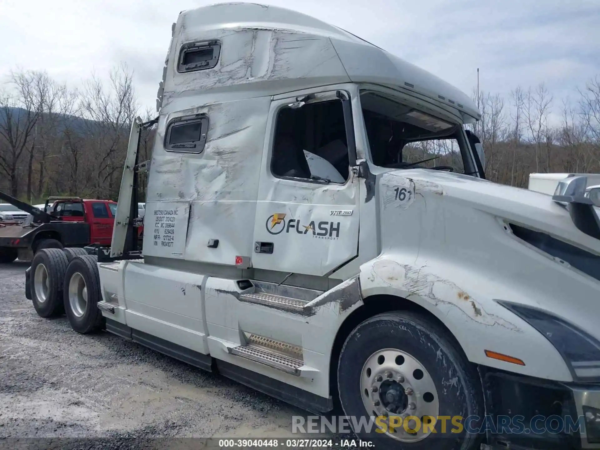 11 Photograph of a damaged car 4V4NC9EH0RN341077 VOLVO VN 2024