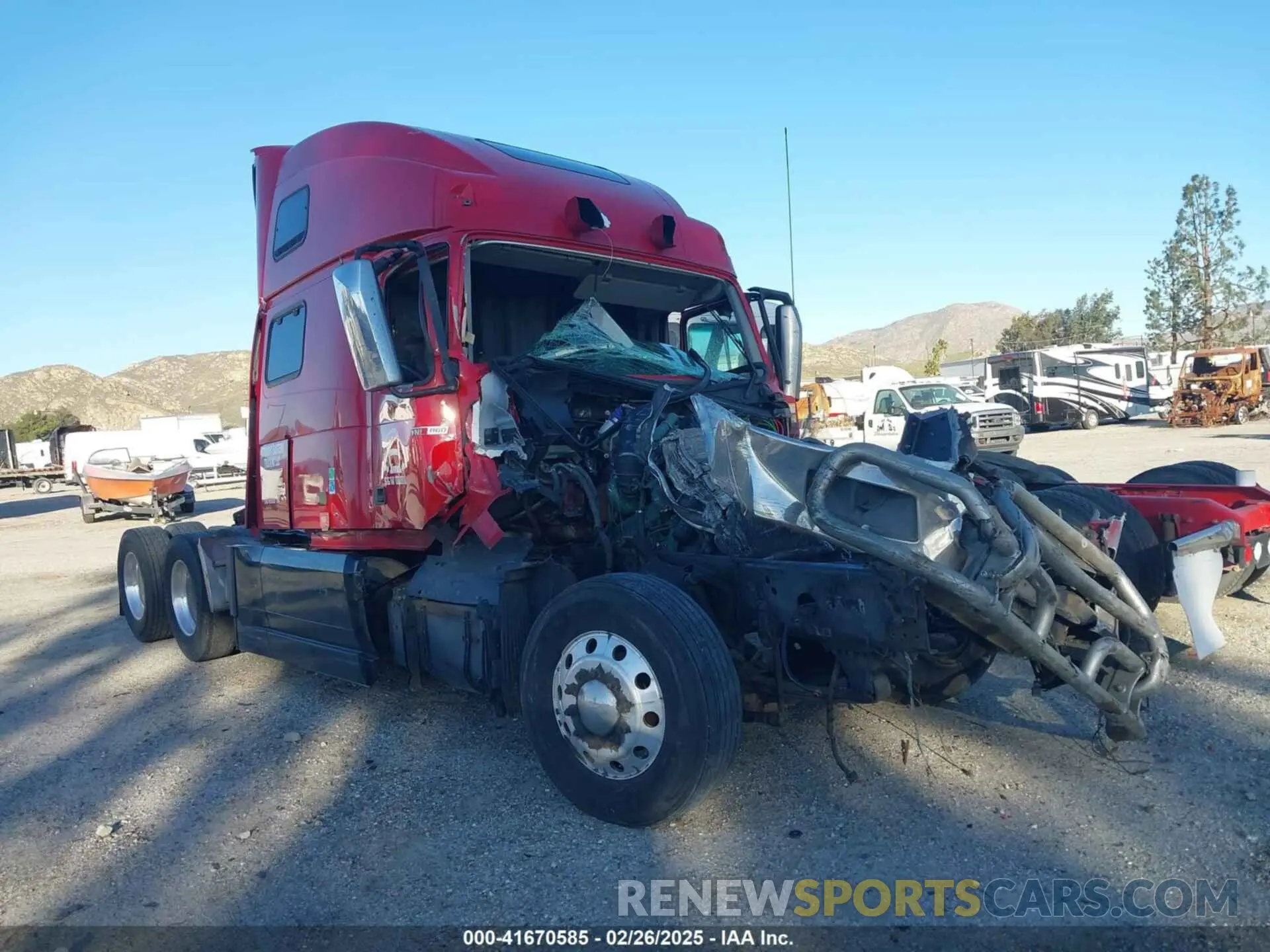 1 Photograph of a damaged car 4V4NC9EH8KN205253 VOLVO VNL 2019