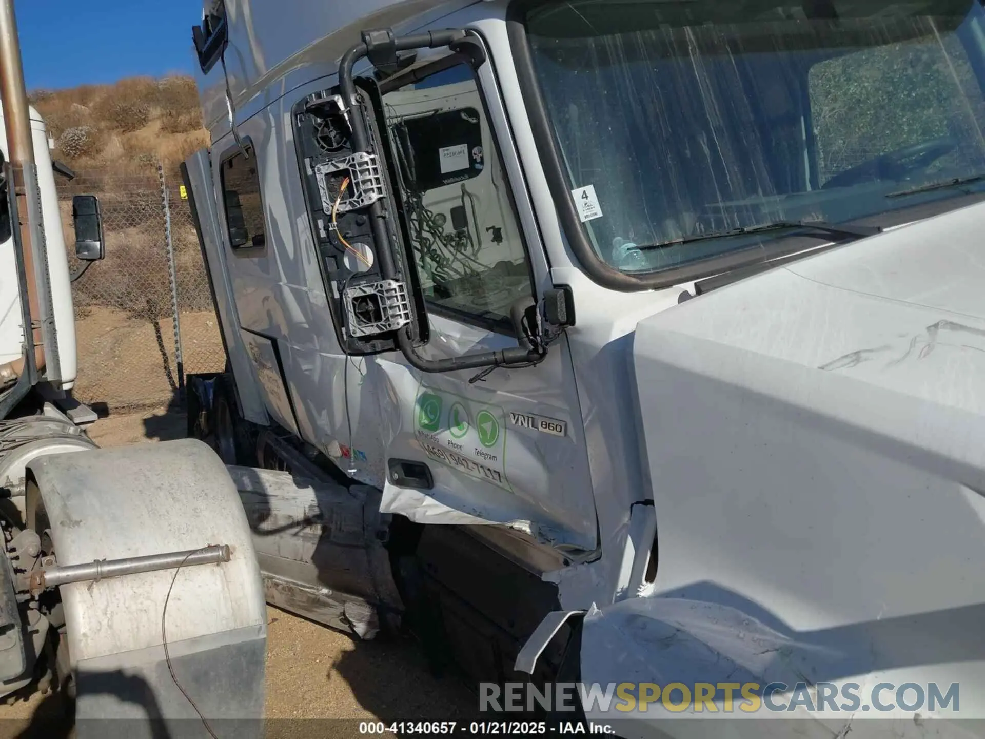 13 Photograph of a damaged car 4V4NC9EH0PN334515 VOLVO VNL 2023