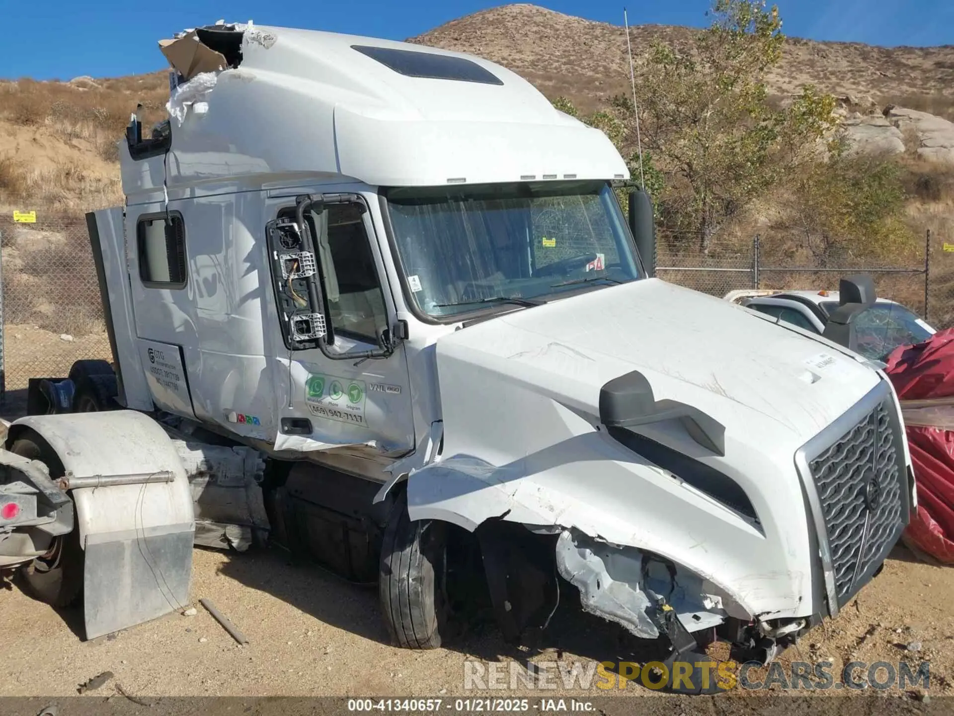 16 Photograph of a damaged car 4V4NC9EH0PN334515 VOLVO VNL 2023