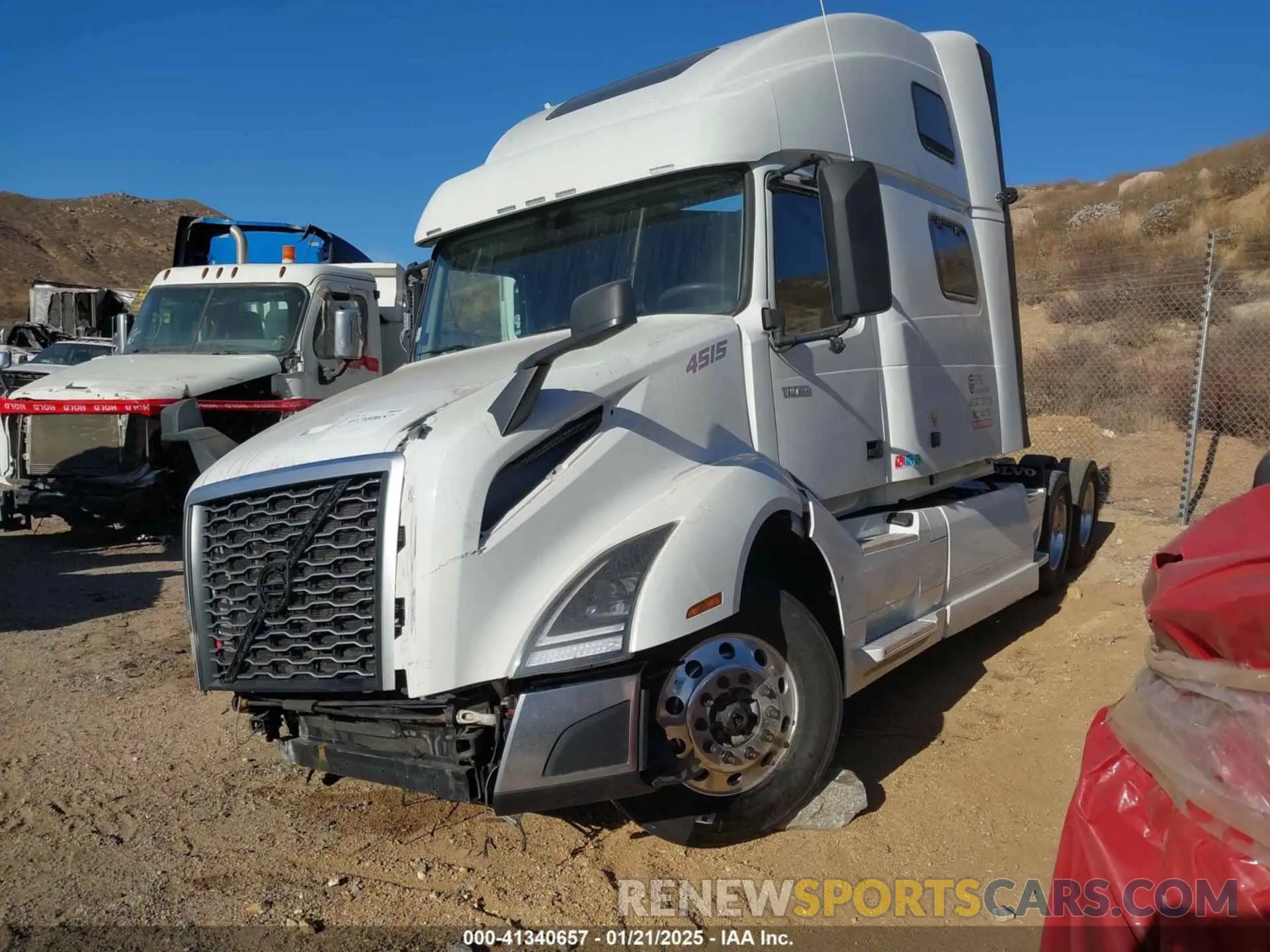 2 Photograph of a damaged car 4V4NC9EH0PN334515 VOLVO VNL 2023