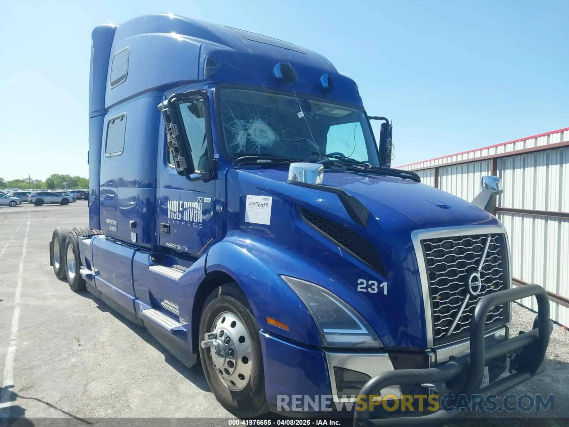 1 Photograph of a damaged car 4V4NC9EH8PN610696 VOLVO VNL 2023